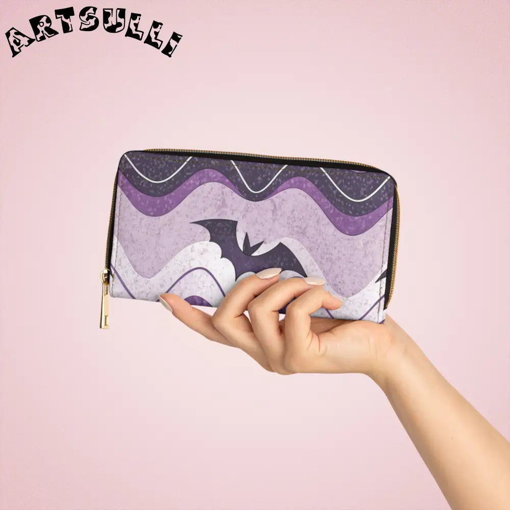 JAKKOUTTHEBXX Bat Wave Zipper Wallet JAKKOUTTHEBXX Artsulli - Art
