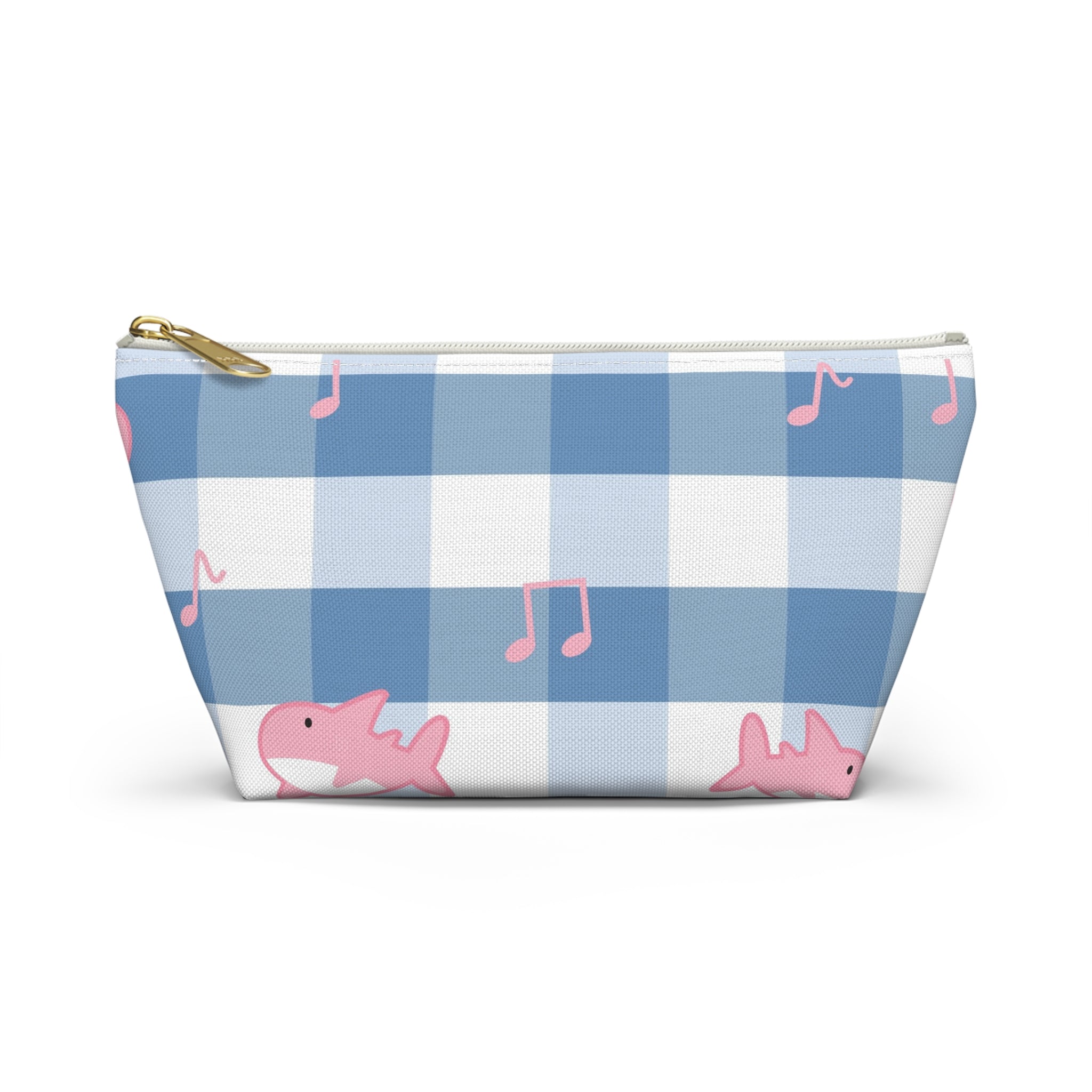 Music Shark II Accessory Pouch w T-bottom, Artsulli - Art is Long, Life is Short, Bags, Size, Small, Color, White zipper, , , 11192788119002609882