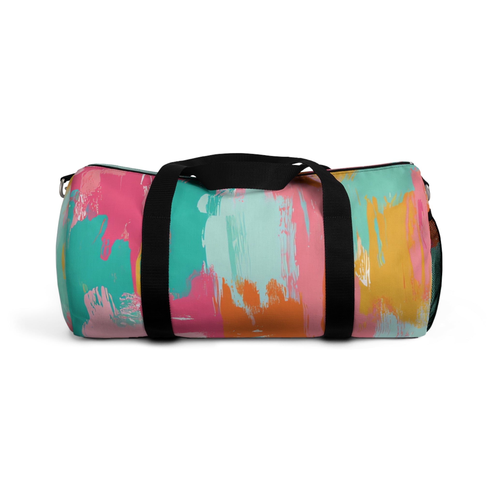 Preppy Pixel Bloom II Duffel Bag, Artsulli - Art is Long, Life is Short, Bags, Size, Small, , , , , 13791925804415478020