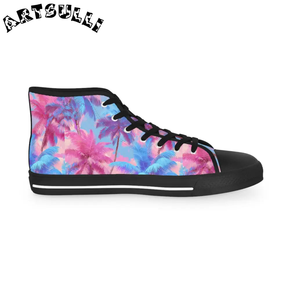 JAKKOUTTHEBXX Ethereal Pastel Palms II Men’s High Top Sneakers