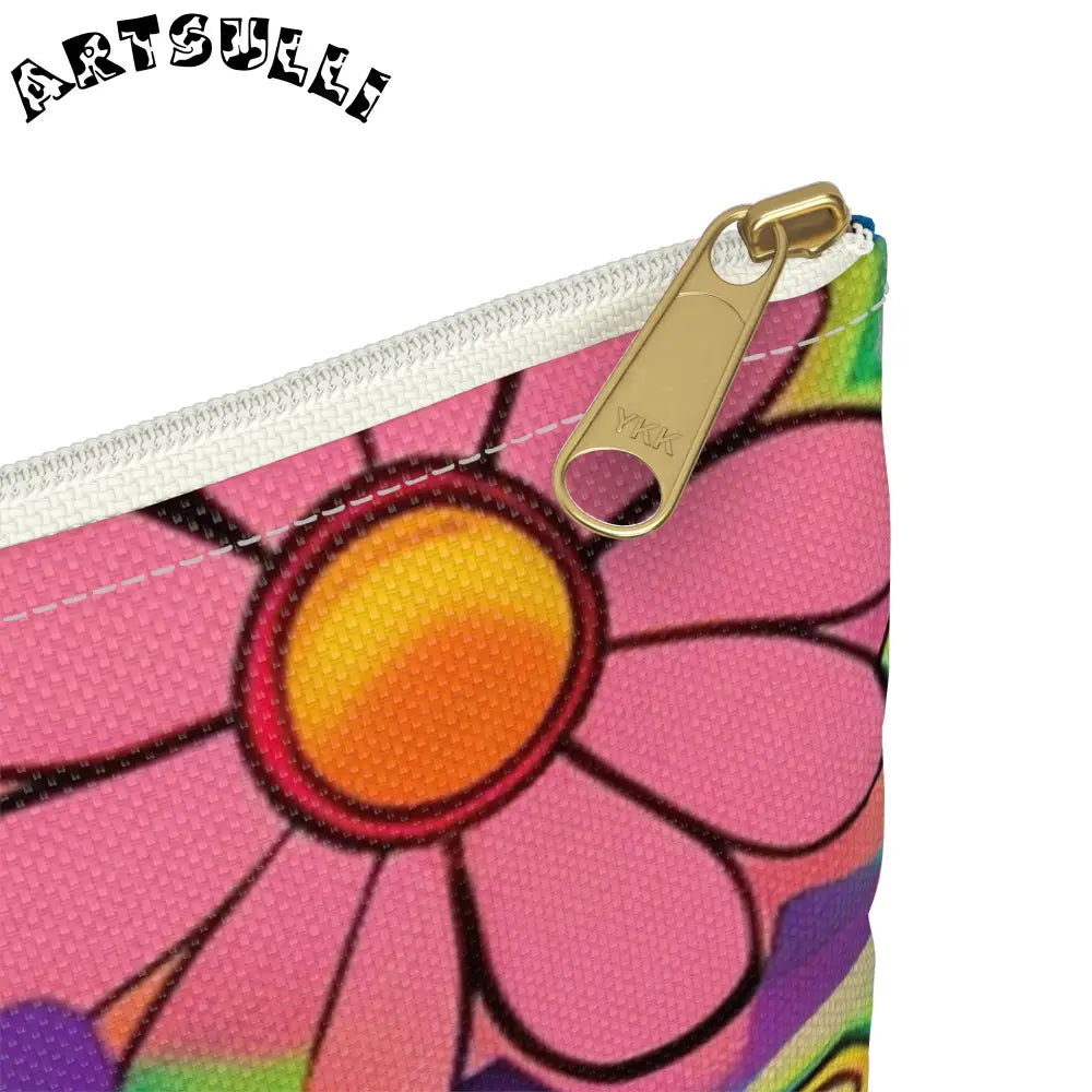 JAKKOUTTHEBXX Chromatic Daisy Dream Accessory Pouch JAKKOUTTHEBXX