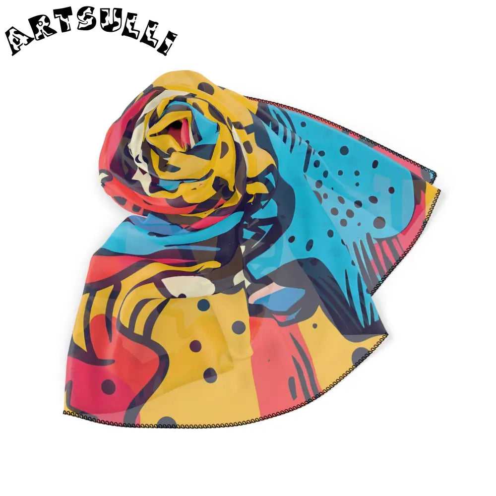 JAKKOUTTHEBXX Comic x Pop Art Poly Scarf JAKKOUTTHEBXX Artsulli