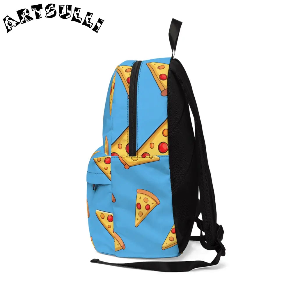 JAKKOUTTHEBXX Blue Pizza Dreamscape Unisex Classic Backpack