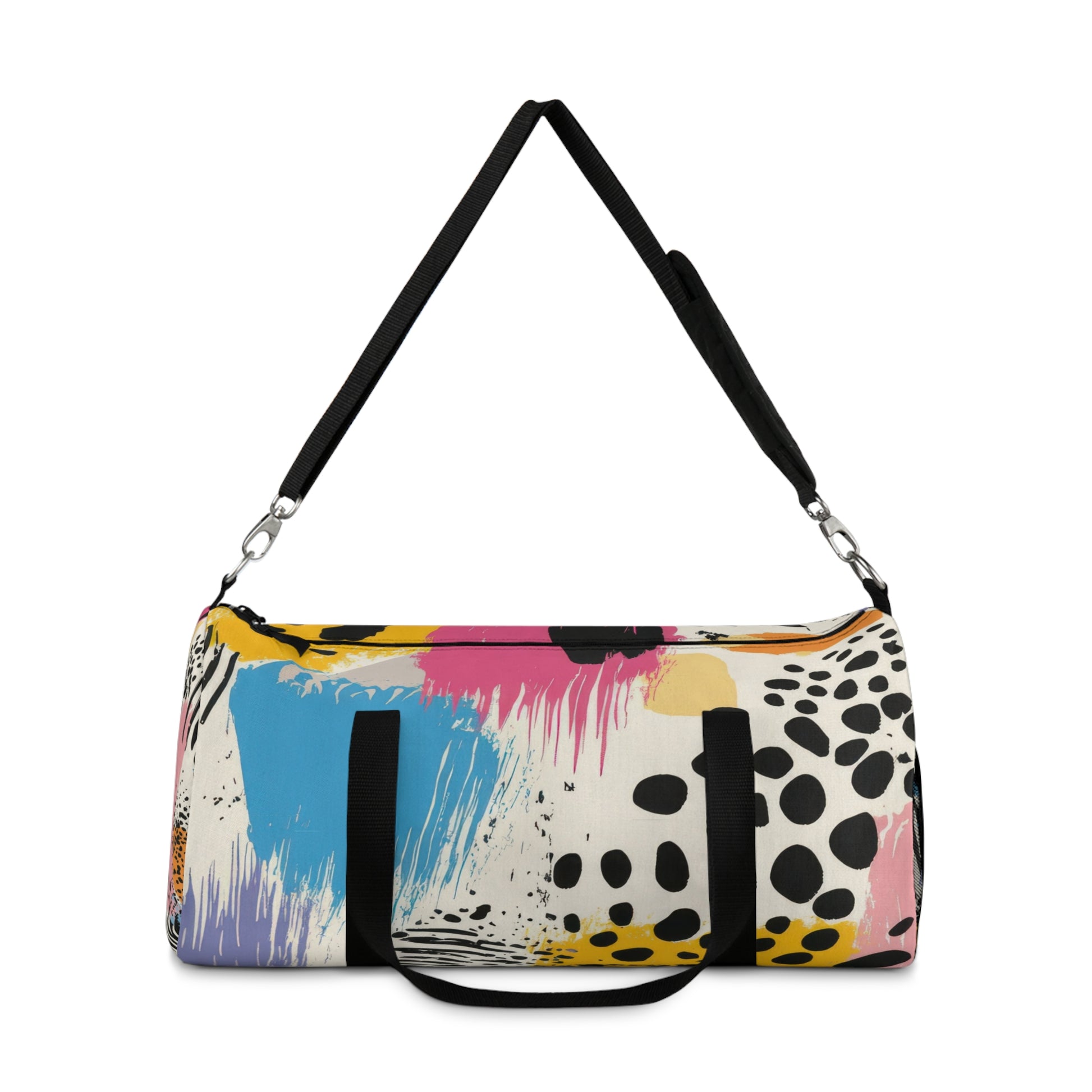 Rae Zebra Rhapsody II Duffel Bag, Artsulli - Art is Long, Life is Short, Bags, , , , , , , 