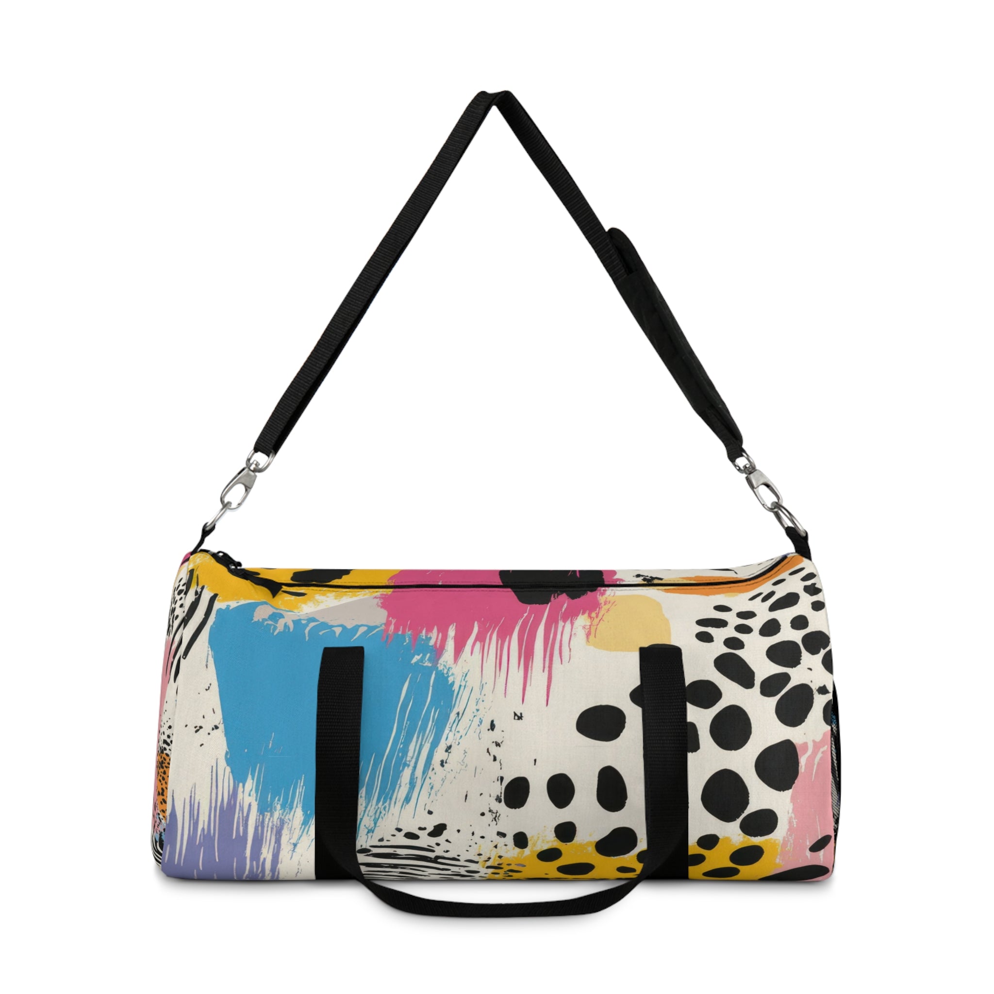 Rae Zebra Rhapsody II Duffel Bag, Artsulli - Art is Long, Life is Short, Bags, , , , , , , 