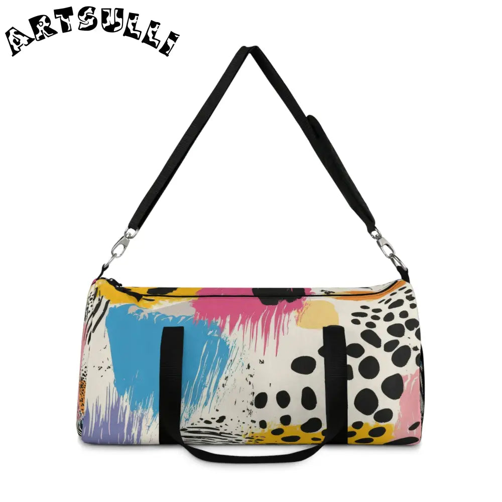 JAKKOUTTHEBXX Rae Zebra Rhapsody II Duffel Bag JAKKOUTTHEBXX