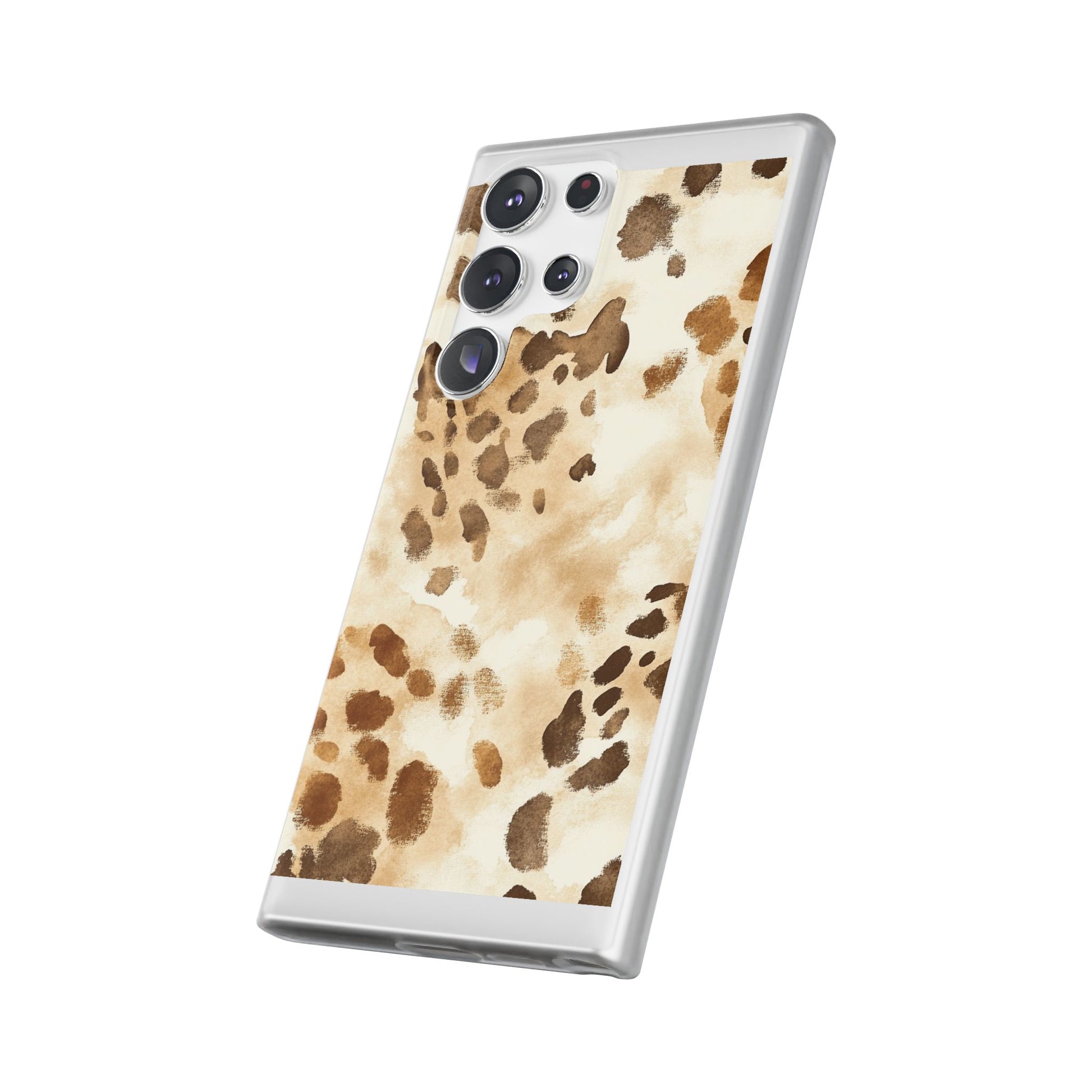 Brown and Beige Watercolor Dalmatian Phone Case, Artsulli - Art is Long, Life is Short, Phone Case, , , , , , , 