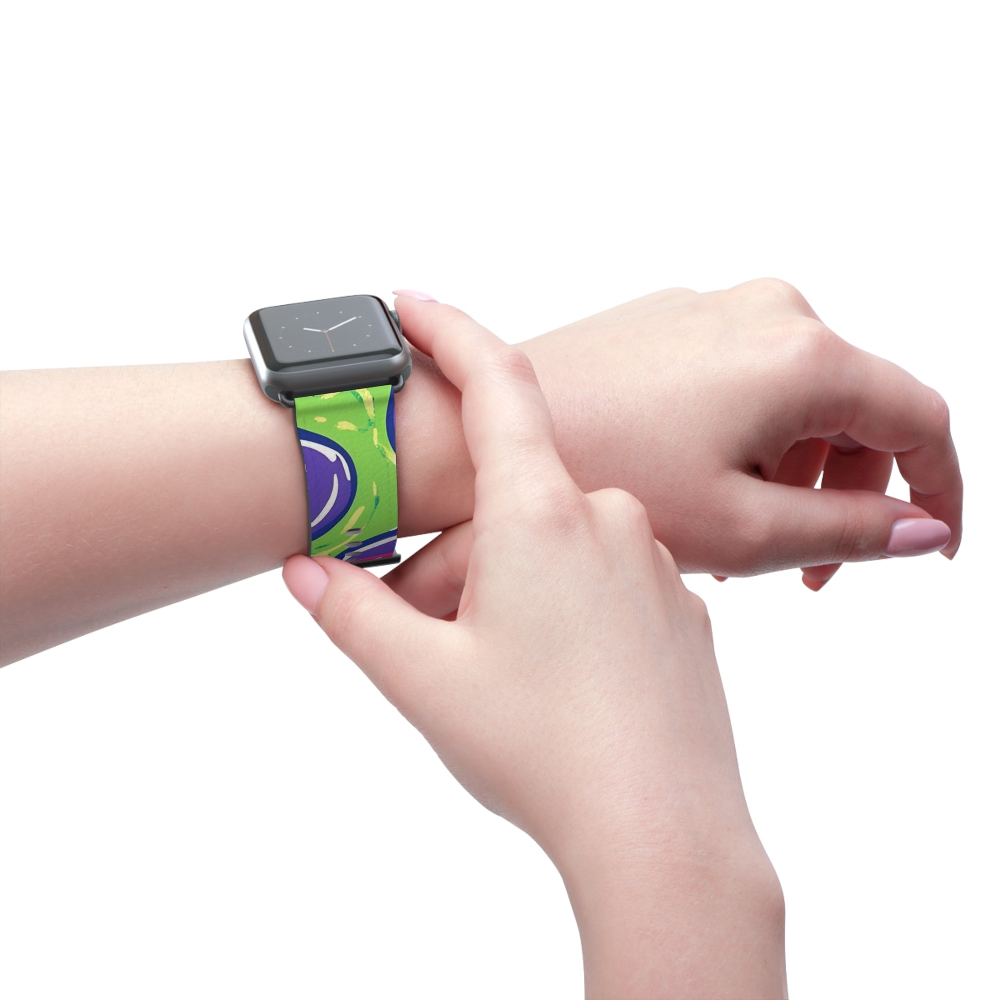 90s Trippy Slime Watch Band, Artsulli - Art is Long, Life is Short, Accessories, , , , , , , 