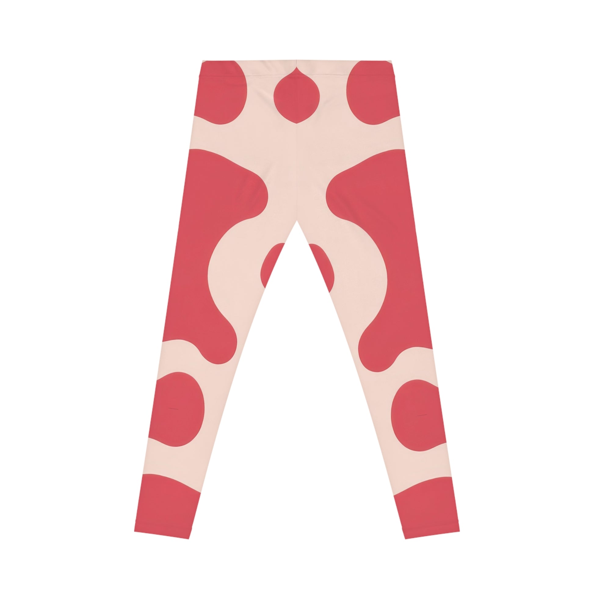 Red Jungle Cow Women's Casual Leggings (AOP), Artsulli - Art is Long, Life is Short, All Over Prints, , , , , , , 