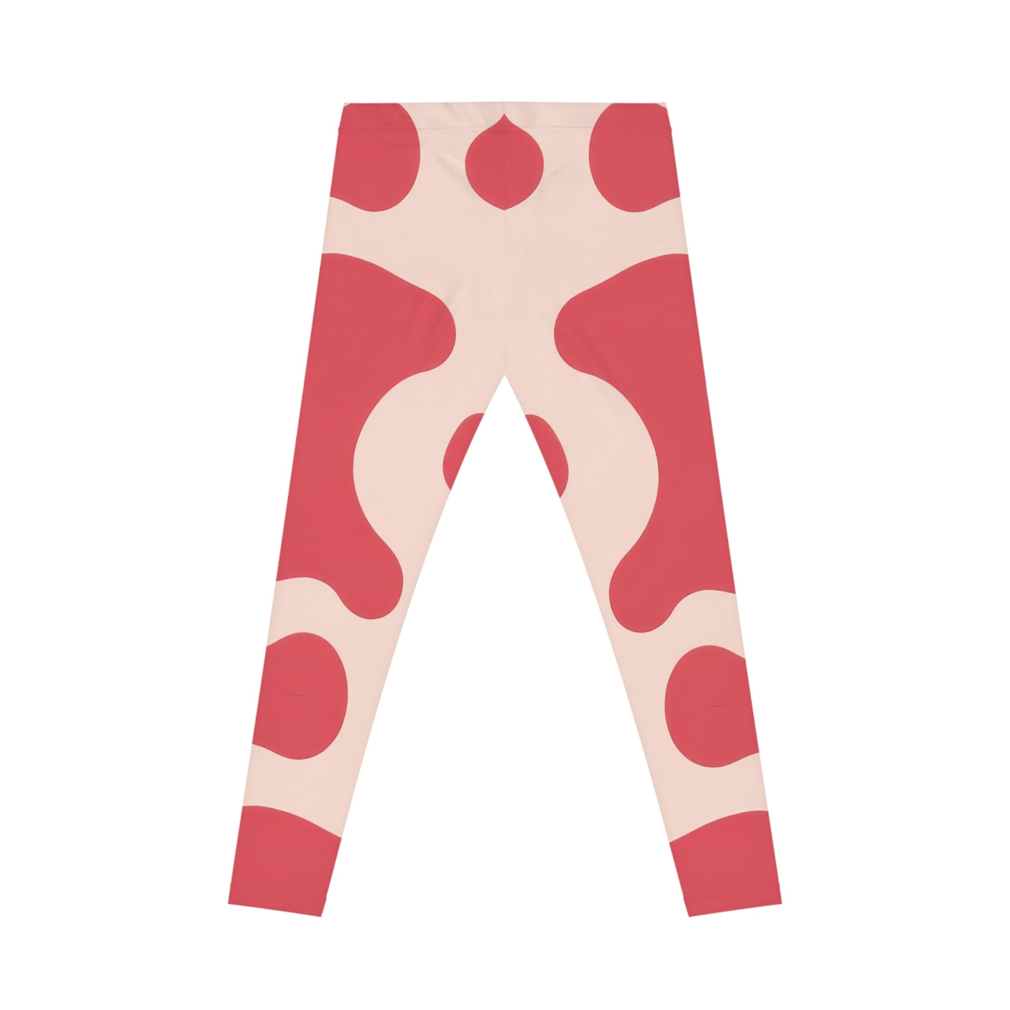 Red Jungle Cow Women's Casual Leggings (AOP), Artsulli - Art is Long, Life is Short, All Over Prints, , , , , , , 