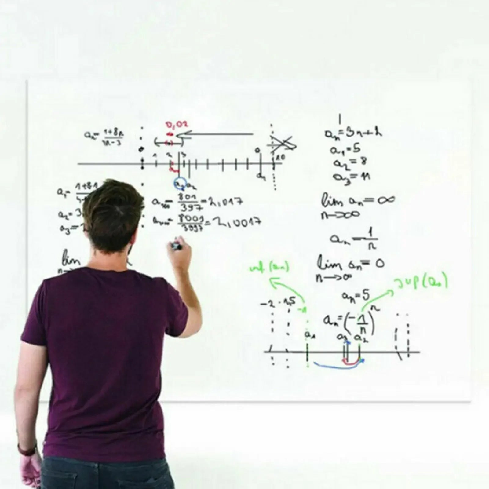 Buy The Best By Artsulli - Art is Long Life Short - Reusable ChalkBoard Paper Safe Strong Adhesive Stickers Chalkboard for Teaching Drawing