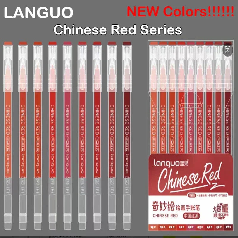 Buy The Best By Artsulli - Art is Long Life Short - LANGUO New Colors 45/9 Drawing Highlighter Morandi Gel Pen Diary Painting DIY Office