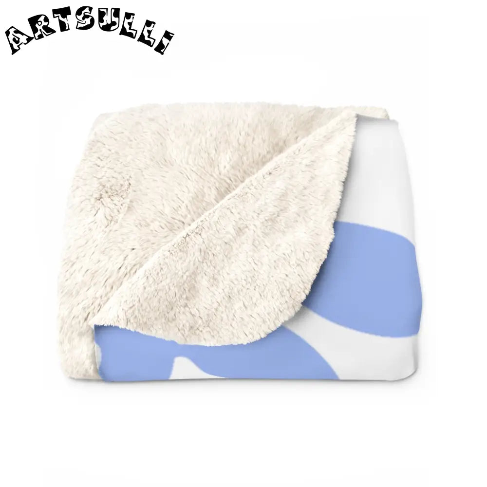JAKKOUTTHEBXX Water Splash Sherpa Fleece Blanket JAKKOUTTHEBXX