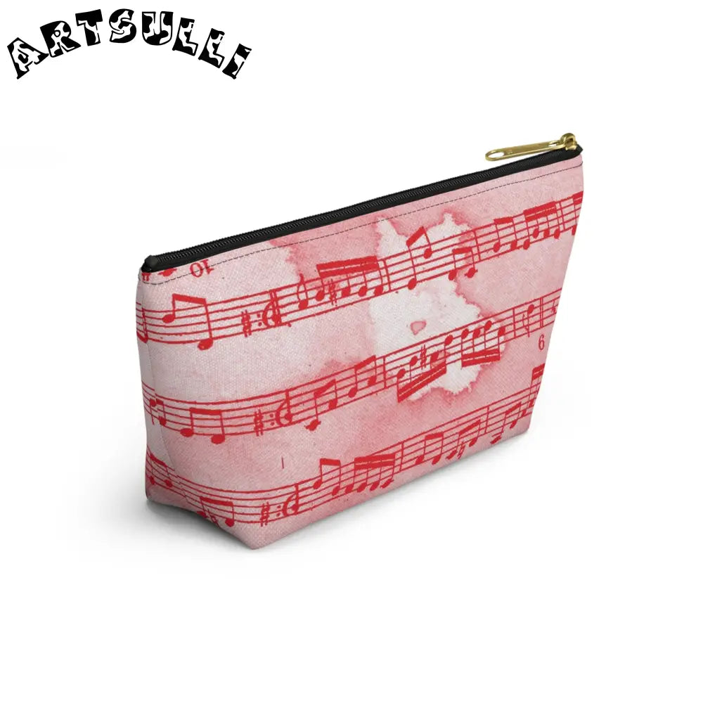 JAKKOUTTHEBXX Pink Music Note T-Bottom Pouch 2025