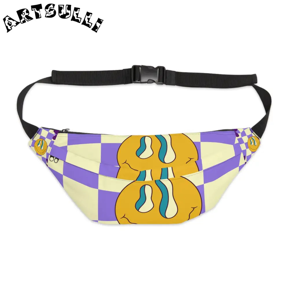 JAKKOUTTHEBXX Trippy Flower Power Motifs Large Fanny Pack