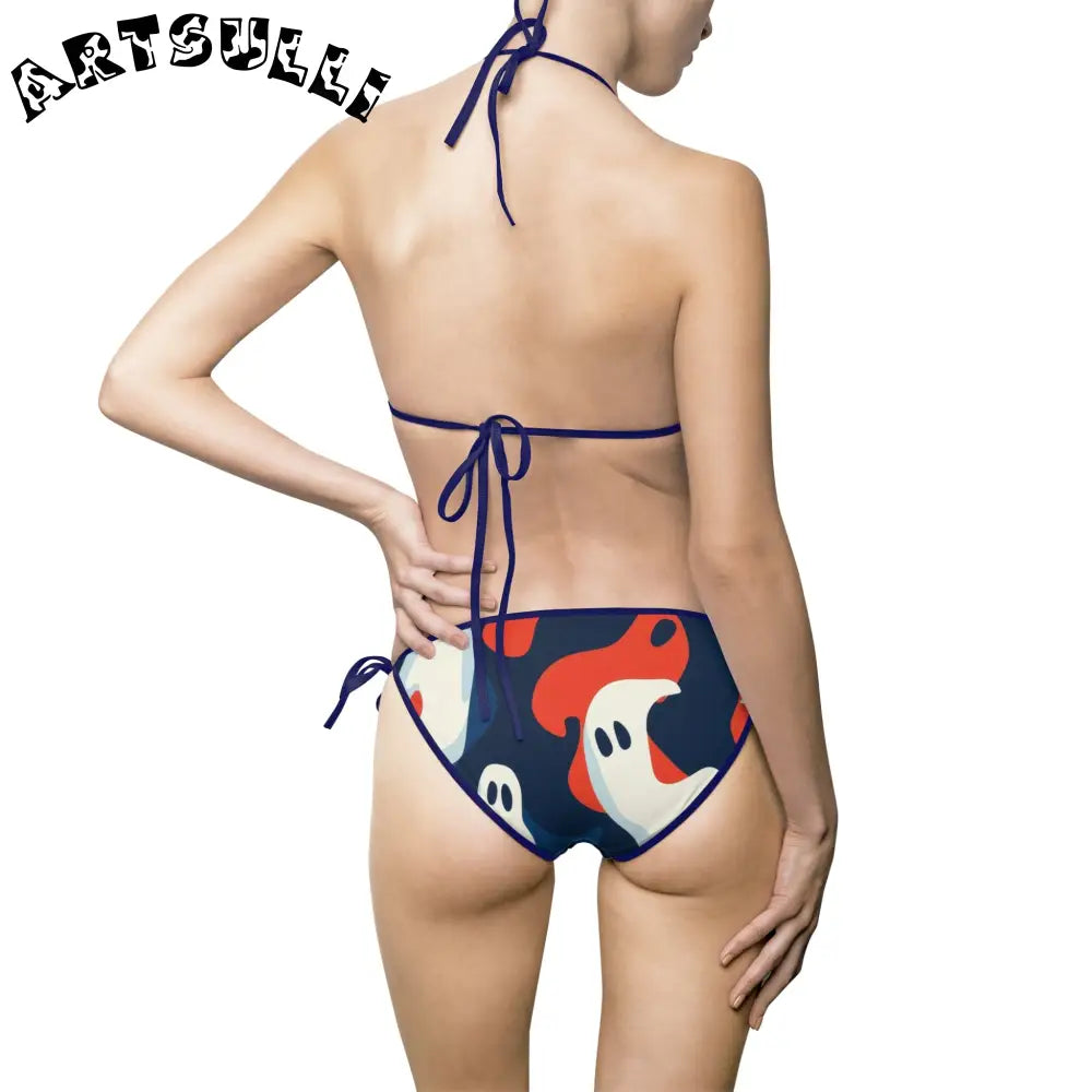 JAKKOUTTHEBXX Camo Ghosts Women’s Bikini Swimsuit (AOP)