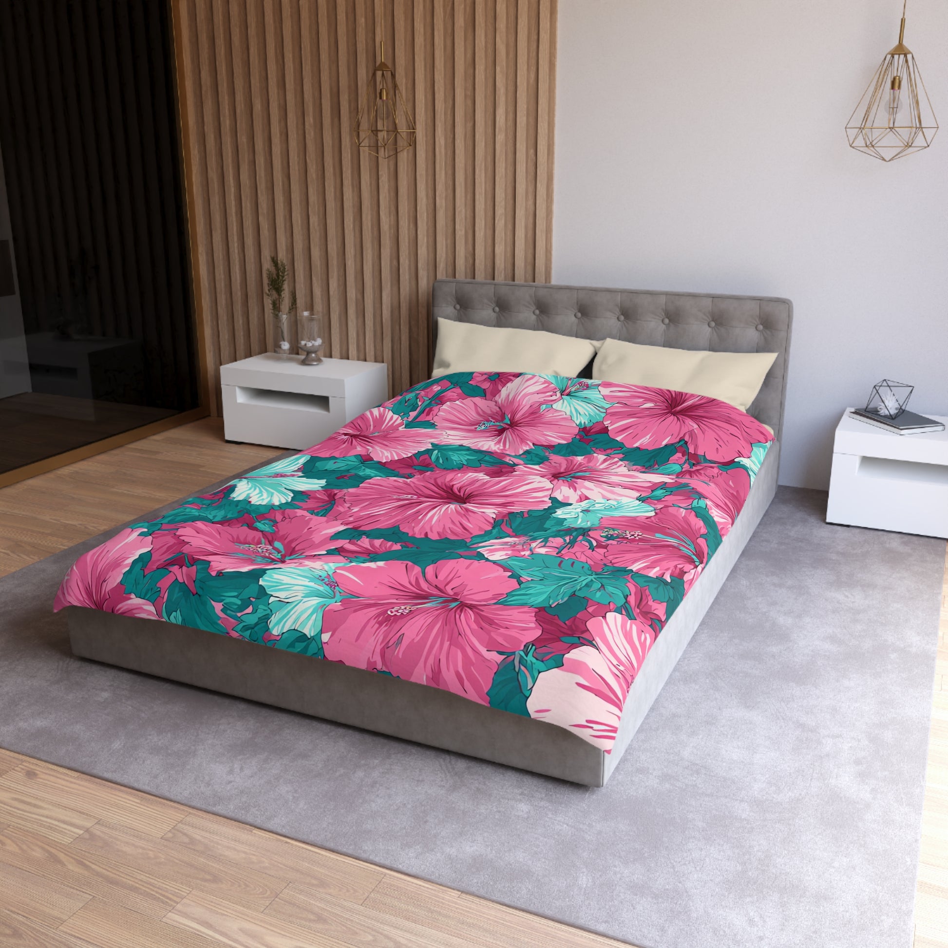 Flowerpunk Aloha II Microfiber Duvet Cover, Artsulli - Art is Long, Life is Short, Home Decor, , , , , , , 