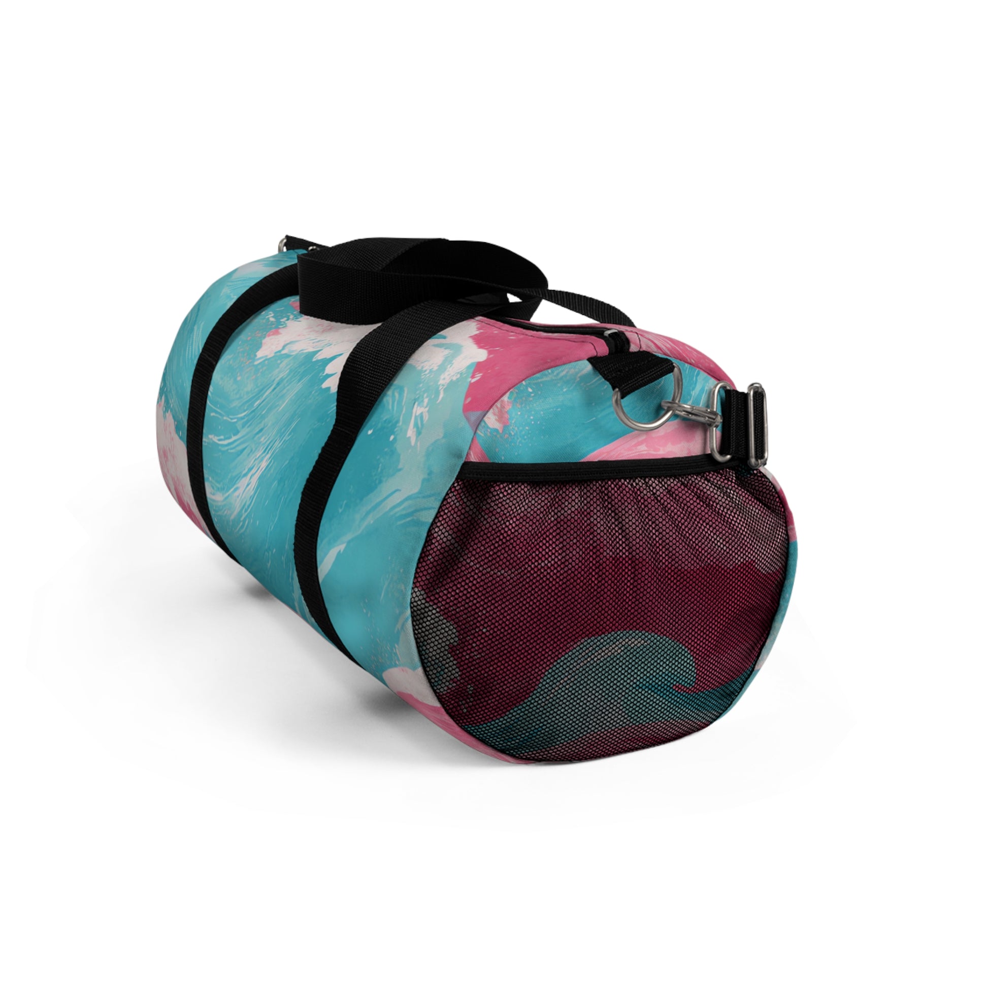 The Great Pastelwave II Pink and Blue Duffel Bag, Artsulli - Art is Long, Life is Short, Bags, , , , , , , 