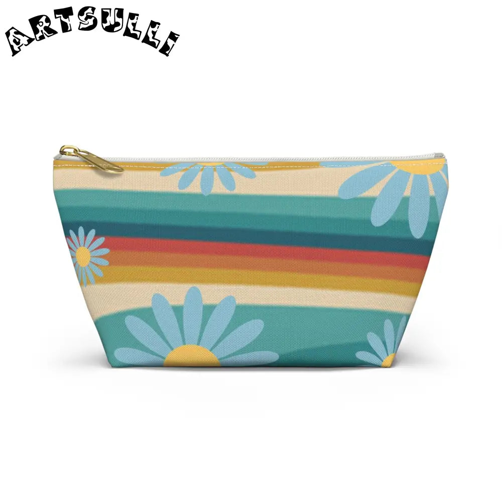 JAKKOUTTHEBXX Psychedelic Floral Hills Multi-Color Accessory Pouch w
