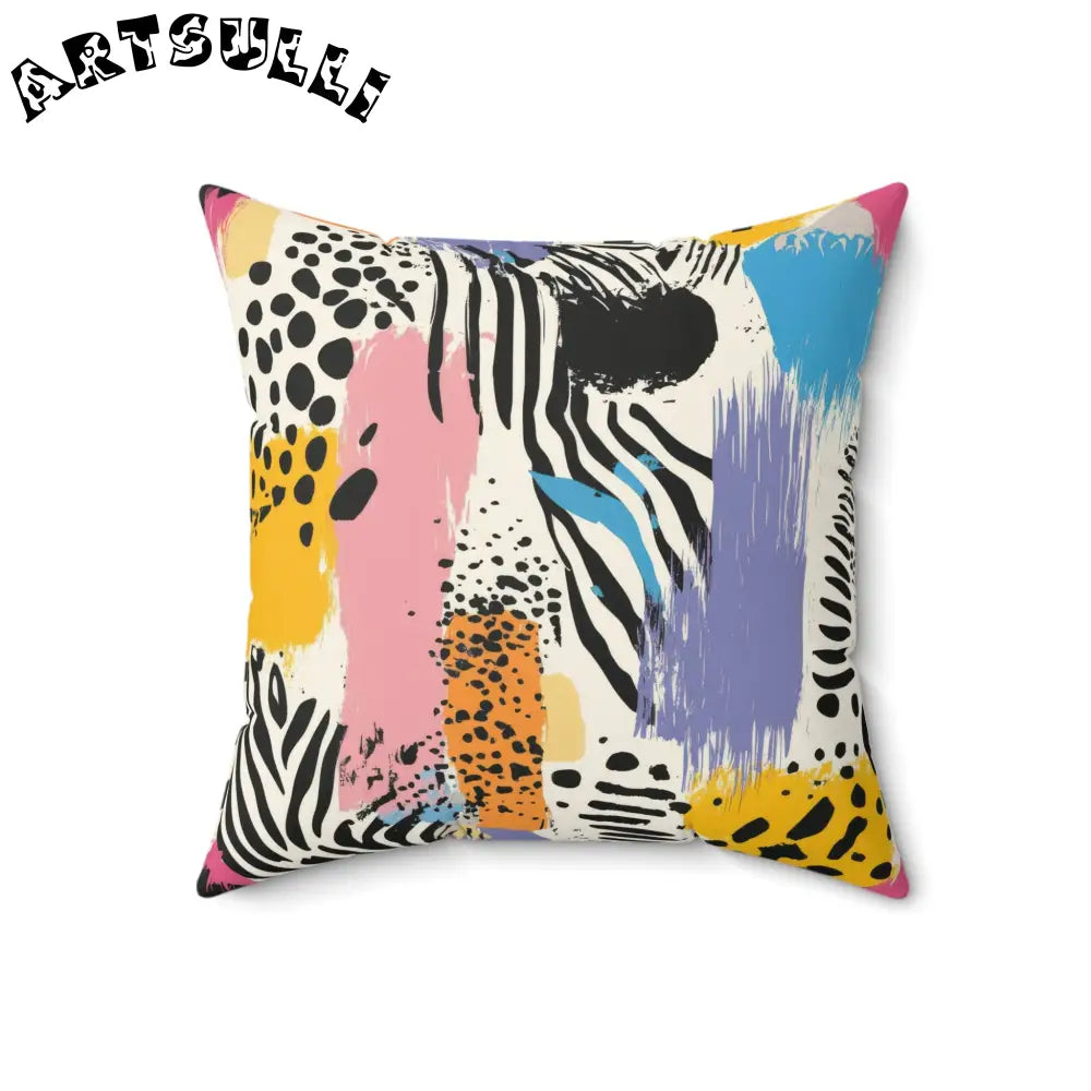 JAKKOUTTHEBXX Animal Print x Paint Brush Strokes Multi-Color Spun