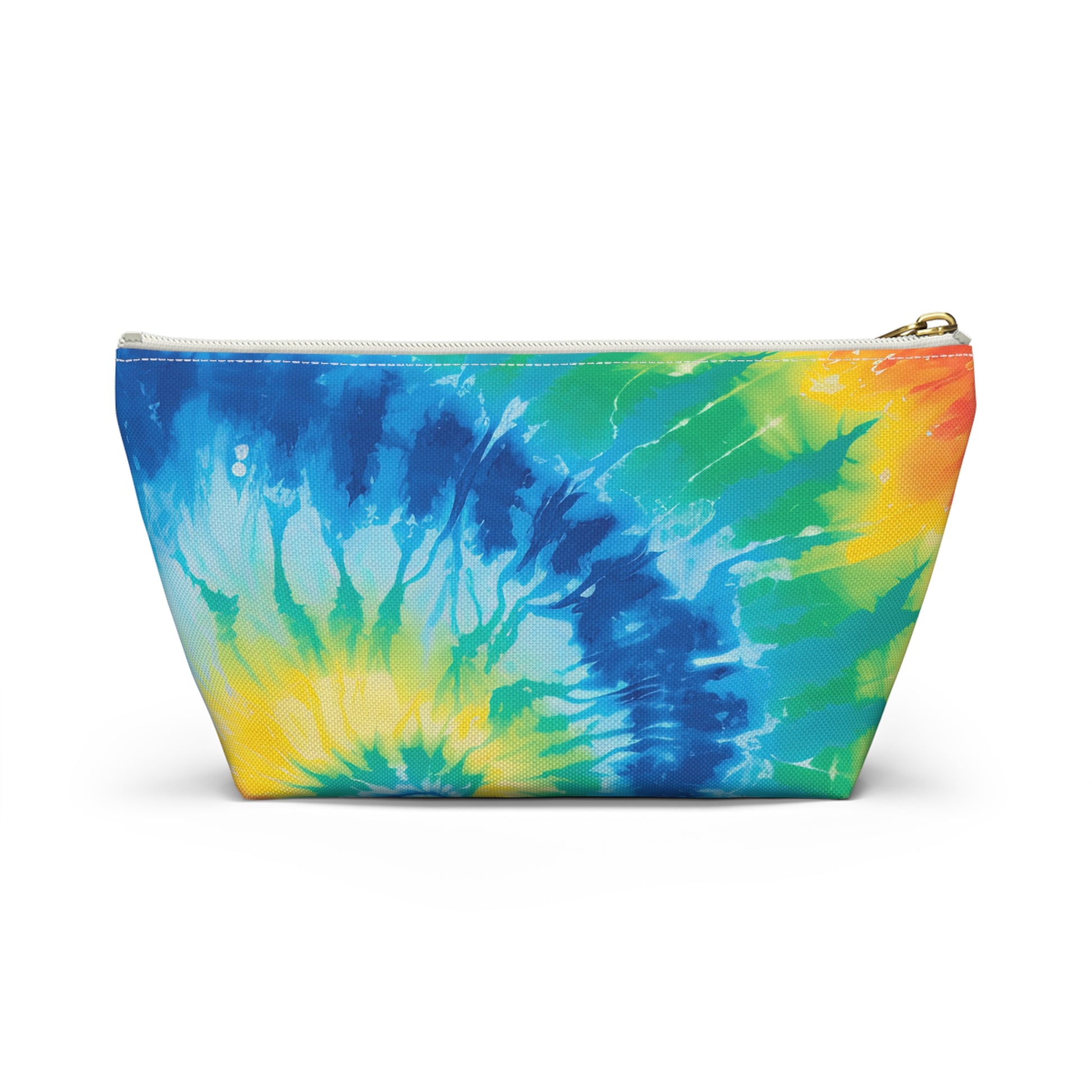 Tie Dye Accessory Pouch w T-bottom, Artsulli - Art is Long, Life is Short, Bags, , , , , , , 
