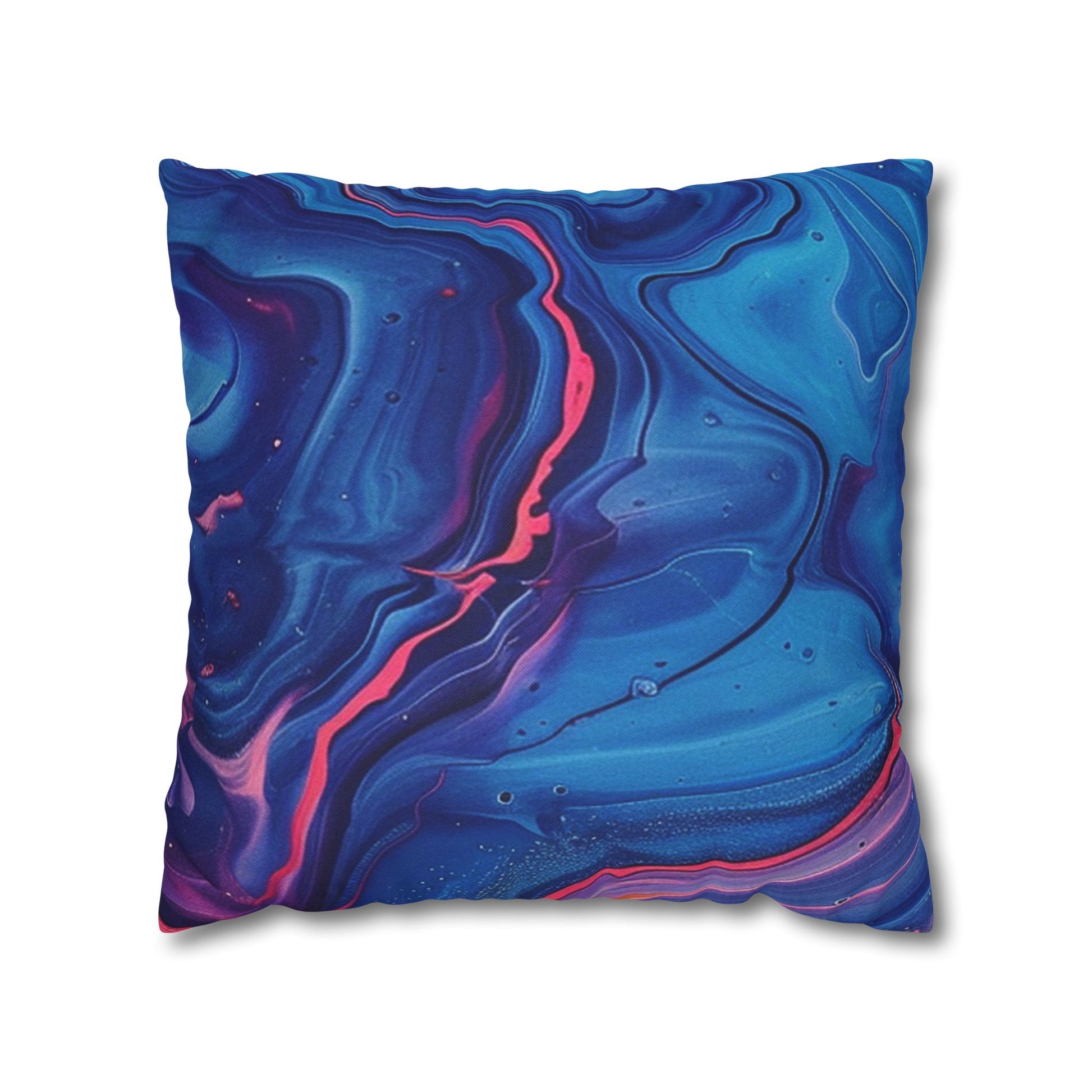 Spun Polyester Square Pillowcase, Artsulli - Art is Long, Life is Short, Home Decor, Size, 18" × 18", , , , , 28514001618763150507
