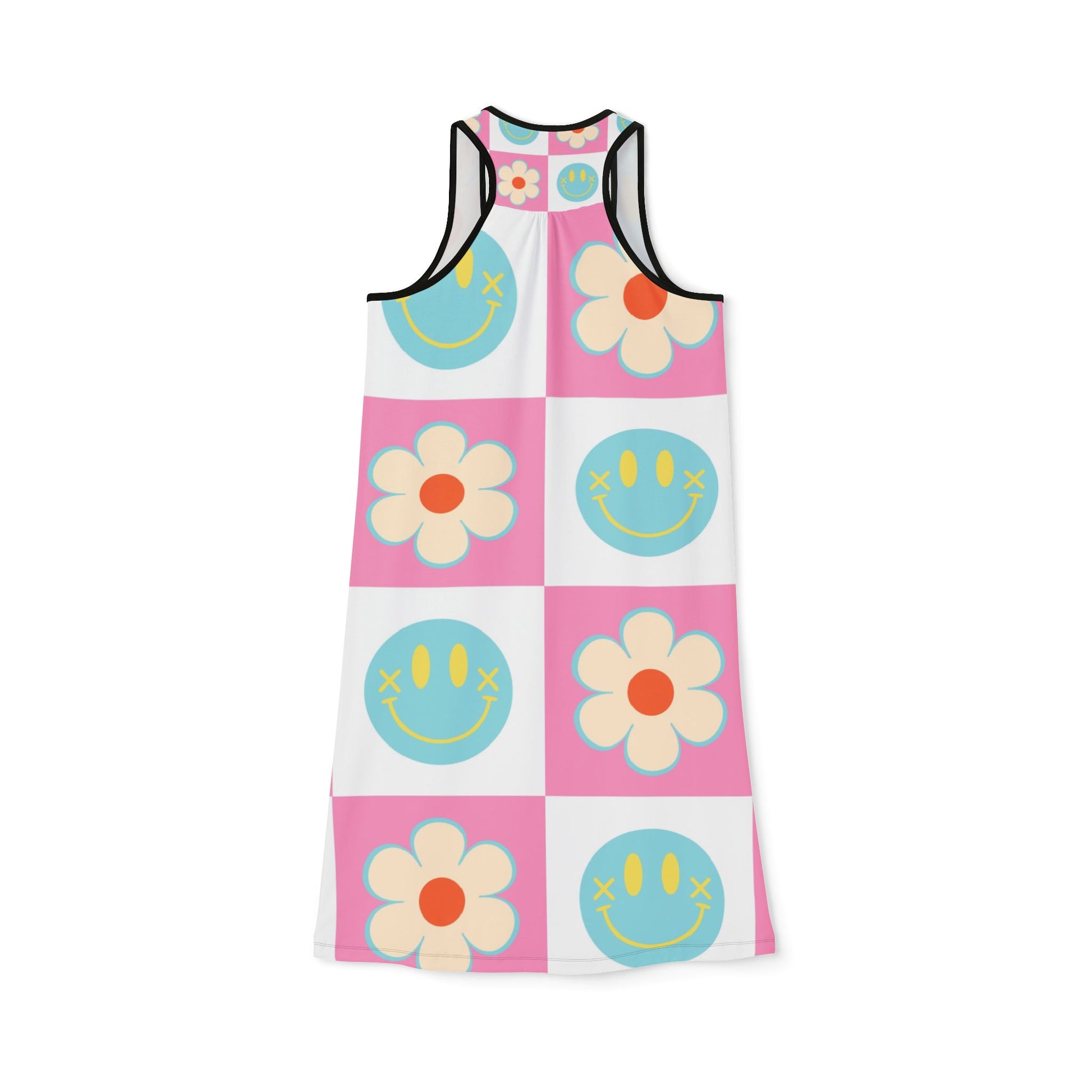 Madotsukis Grin Bloom Women's Racerback Dress (AOP), Artsulli - Art is Long, Life is Short, Tank Top, , , , , , , 