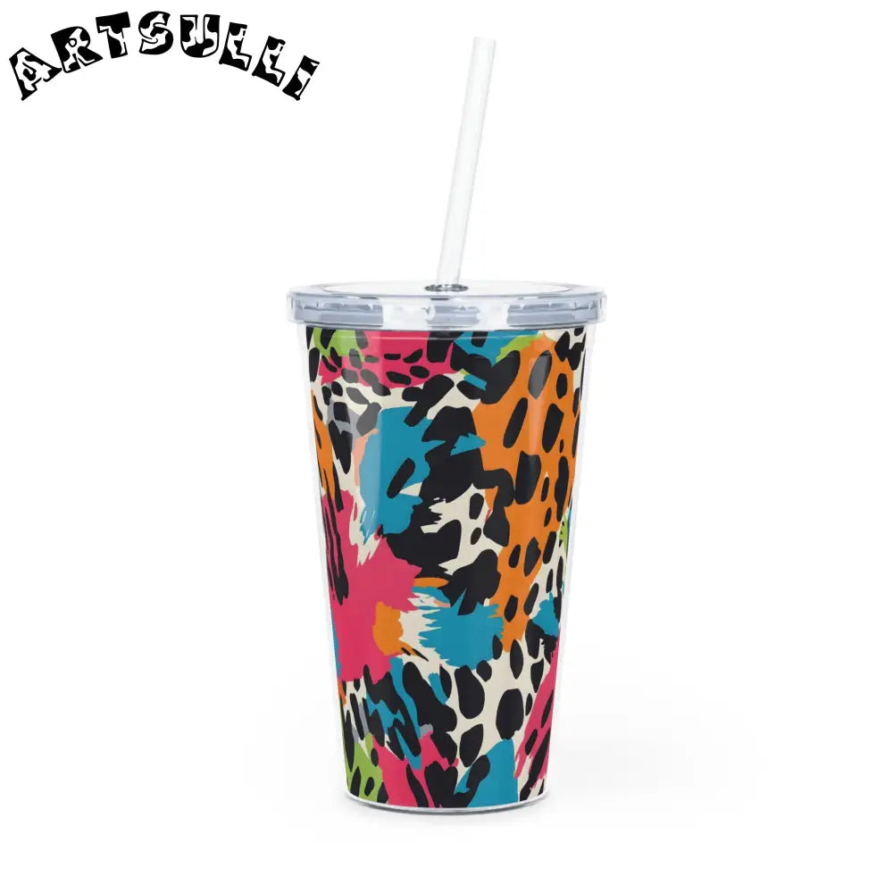 JAKKOUTTHEBXX Wild Brush Strokes x Animal Print Multi-Color Plastic