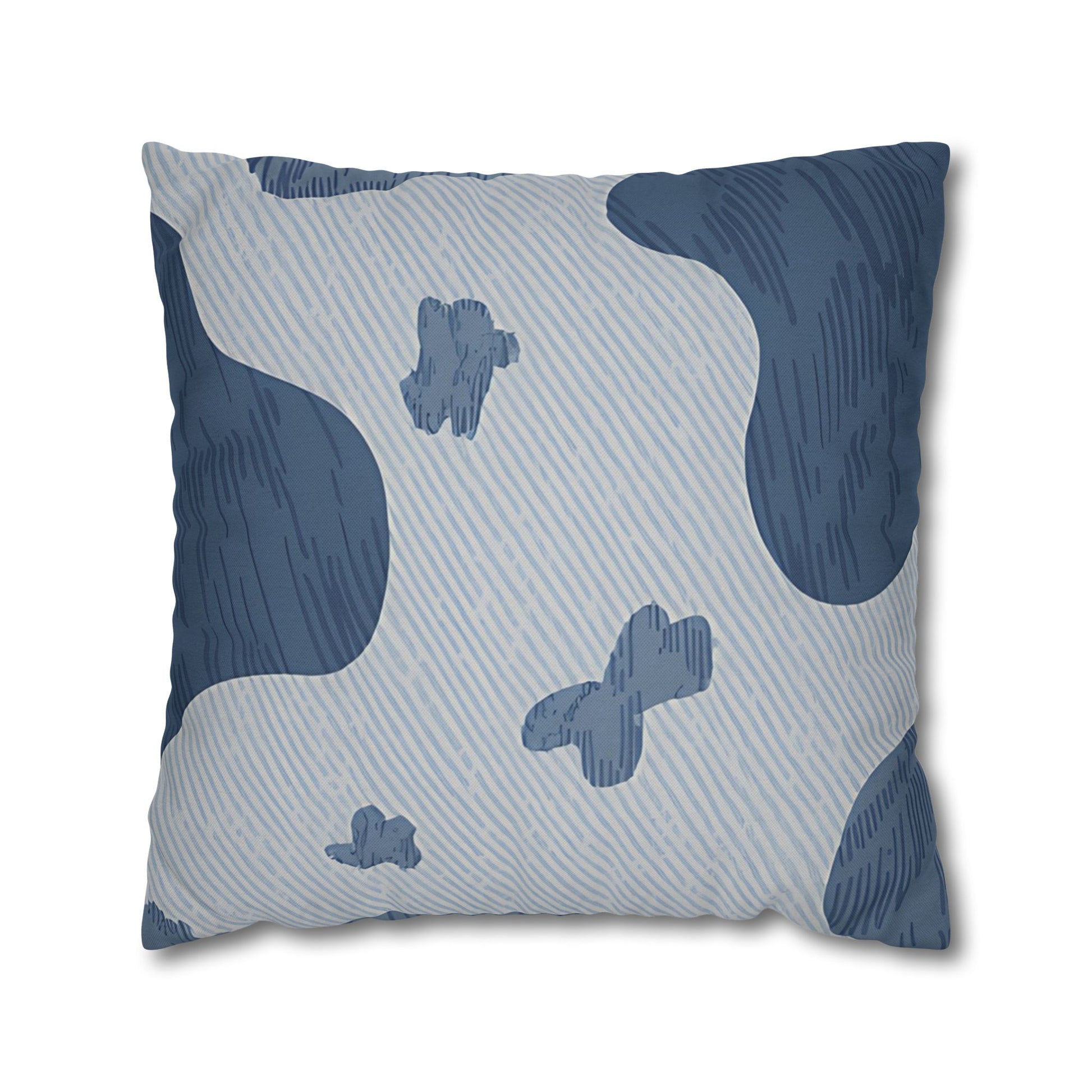 Spun Polyester Square Pillowcase, Artsulli - Art is Long, Life is Short, Home Decor, Size, 20" × 20", , , , , 56582852755537467075