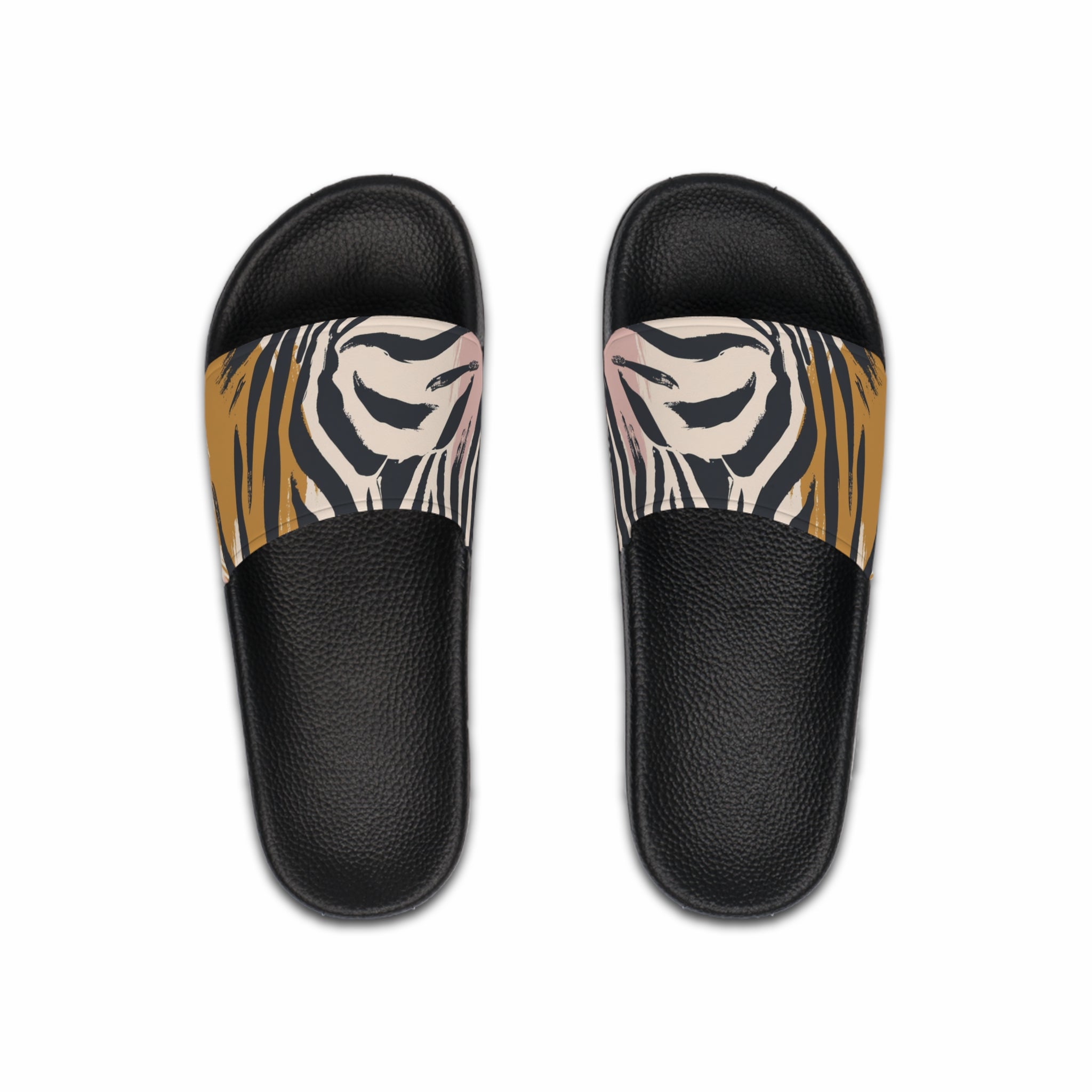 Men's Slide Sandals, Artsulli - Art is Long, Life is Short, Shoes, Color, Black sole, Size, US 6, , , 81688016113013