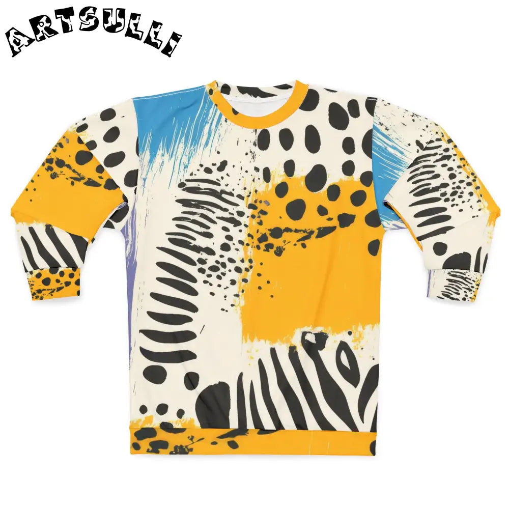 JAKKOUTTHEBXX Rae Zebra Rhapsody Unisex Sweatshirt (AOP)