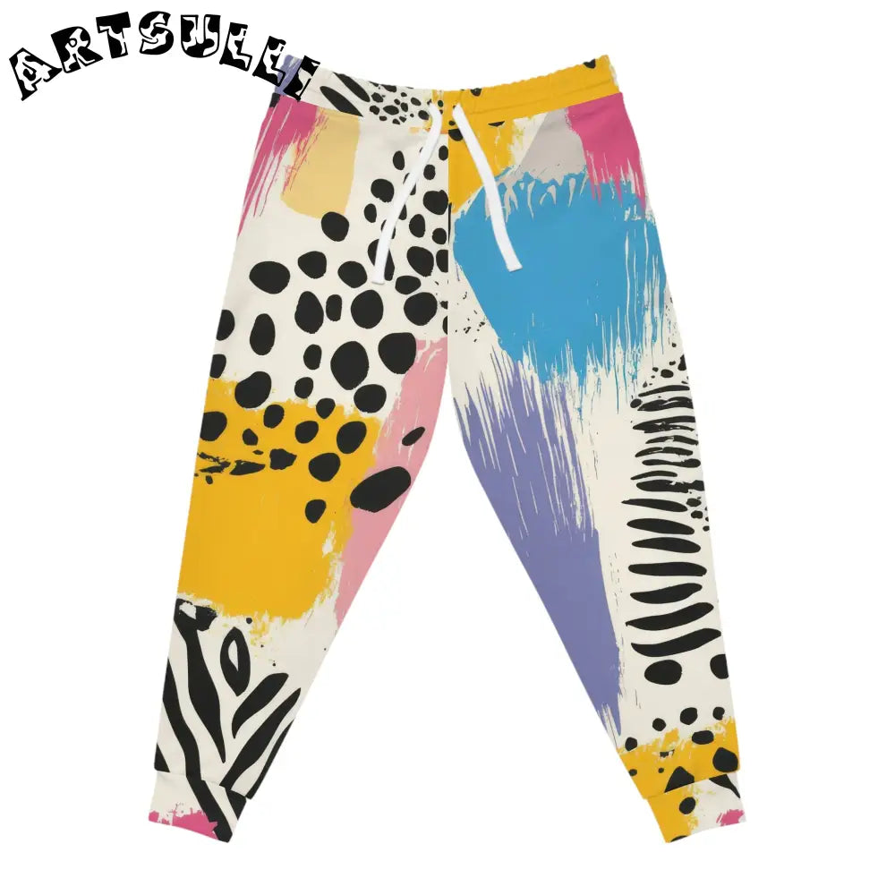 JAKKOUTTHEBXX Rae Zebra Rhapsody II Athletic Joggers (AOP)