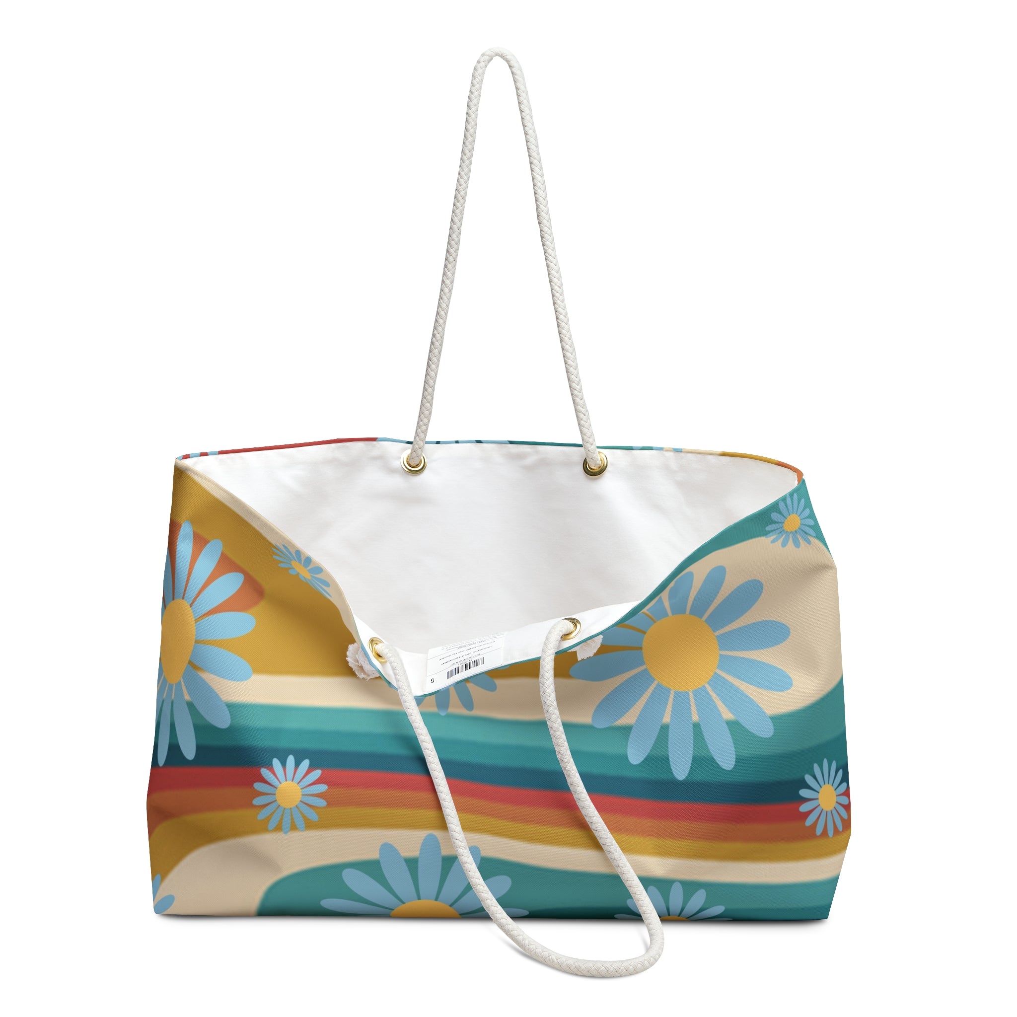 Psychedelic Floral Hills Multi-Color Weekender Bag, Artsulli - Art is Long, Life is Short, Bags, , , , , , , 