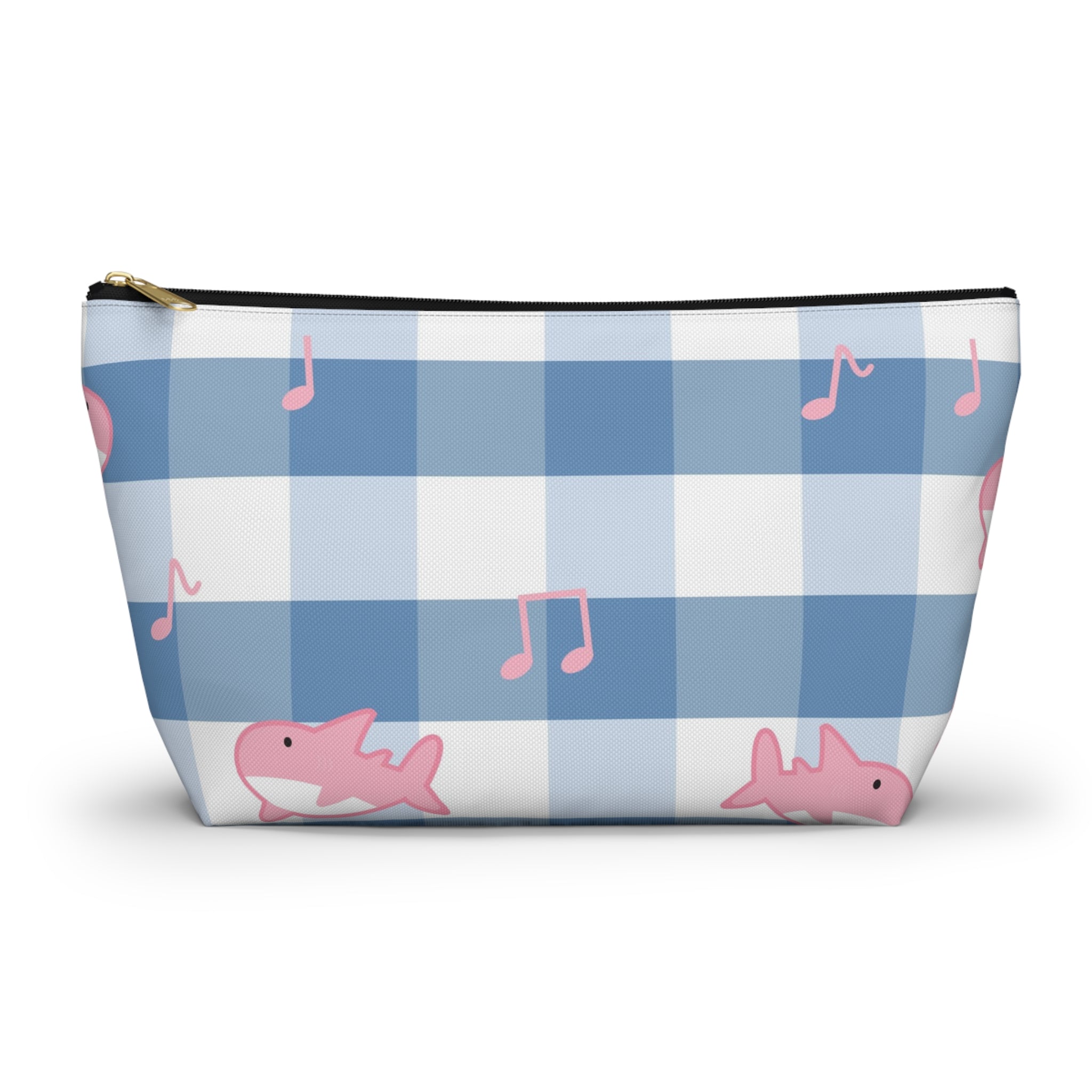 Music Shark II Accessory Pouch w T-bottom, Artsulli - Art is Long, Life is Short, Bags, Size, Large, Color, Black zipper, , , 22180643562259308944