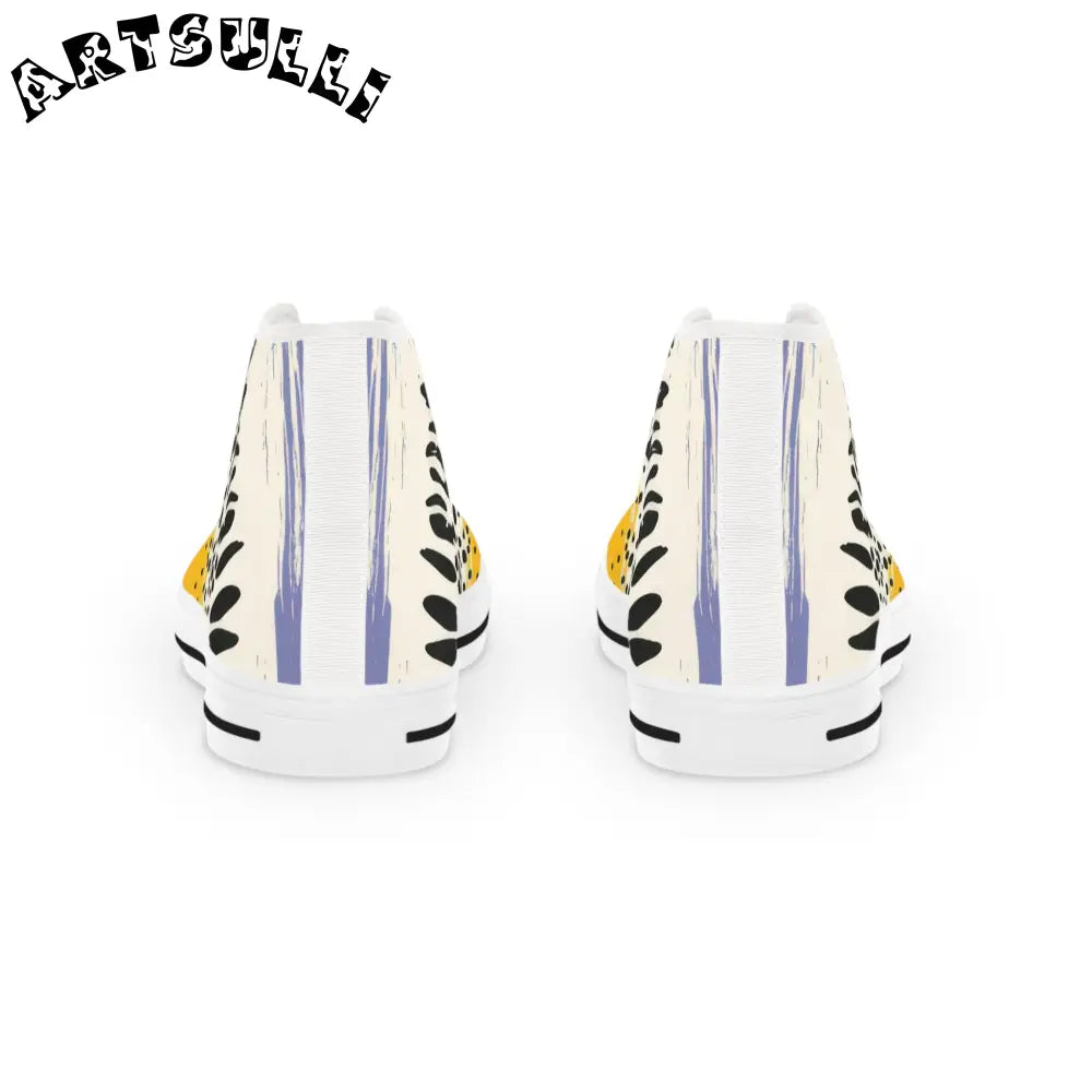 JAKKOUTTHEBXX Rae Zebra Rhapsody Men’s High Top Sneakers