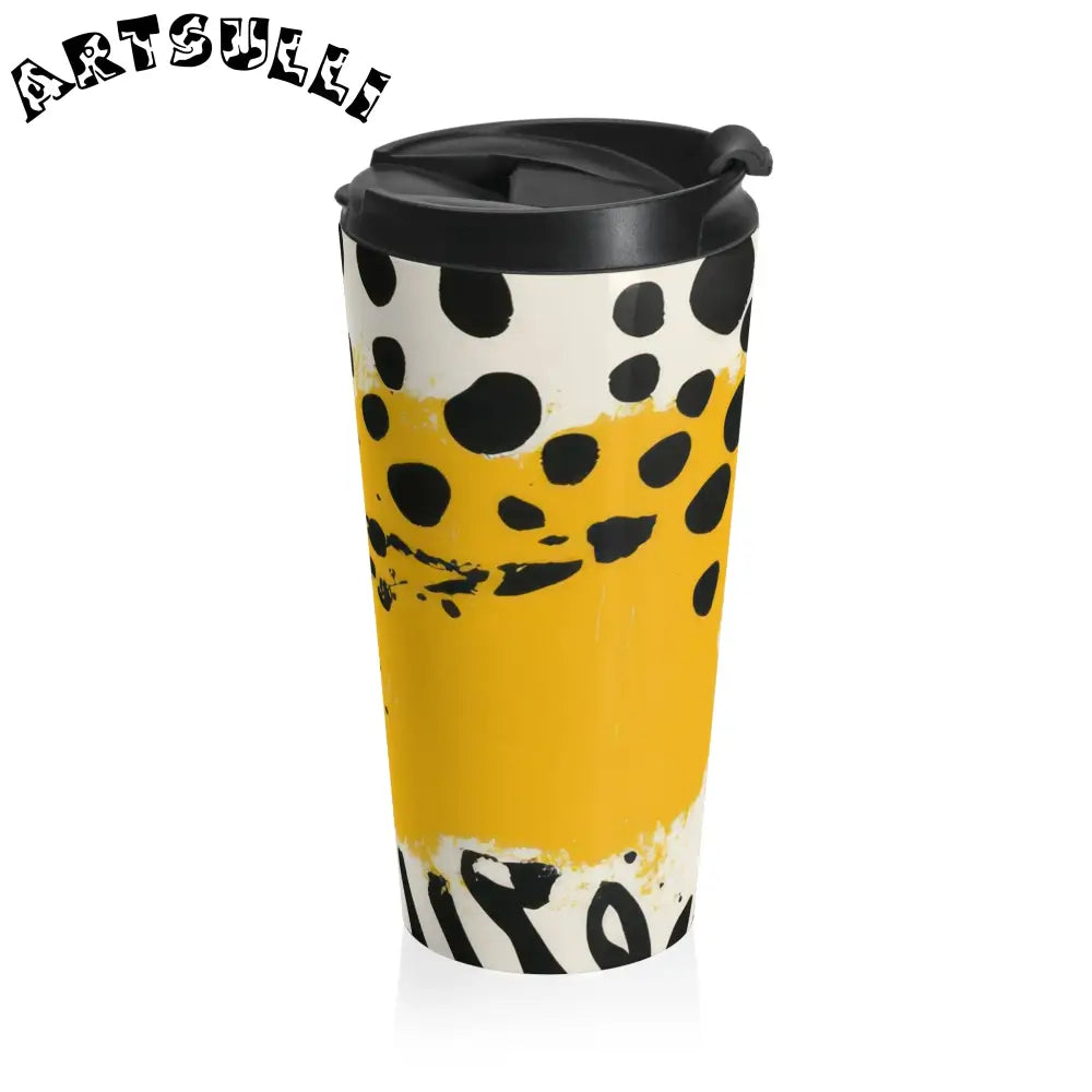 JAKKOUTTHEBXX Rae Zebra Rhapsody Stainless Steel Travel Mug
