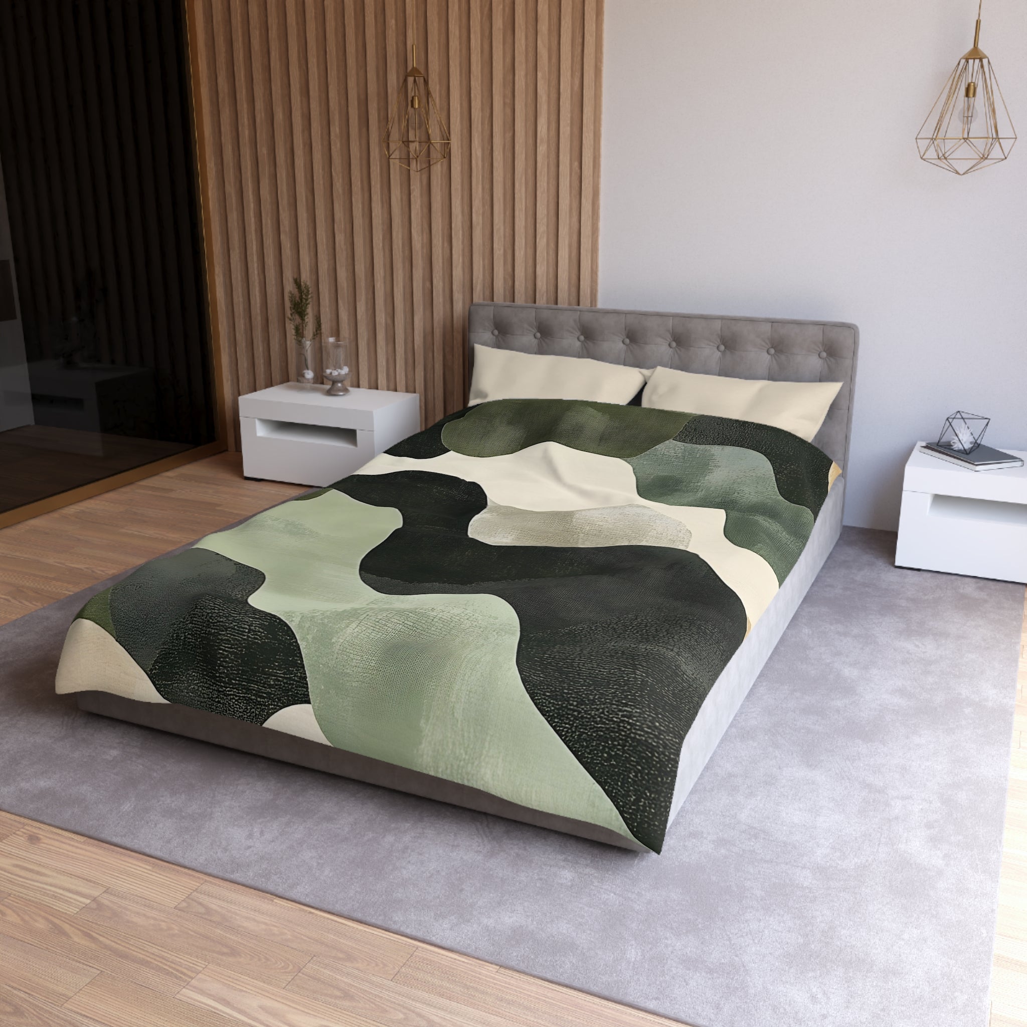 Camo Art Microfiber Duvet Cover, Artsulli - Art is Long, Life is Short, Home Decor, , , , , , , 