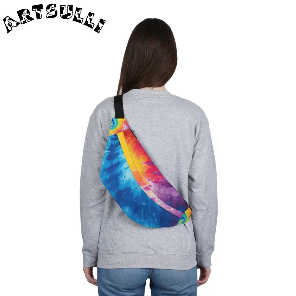 JAKKOUTTHEBXX Tie Dye Print Fanny Pack 2025