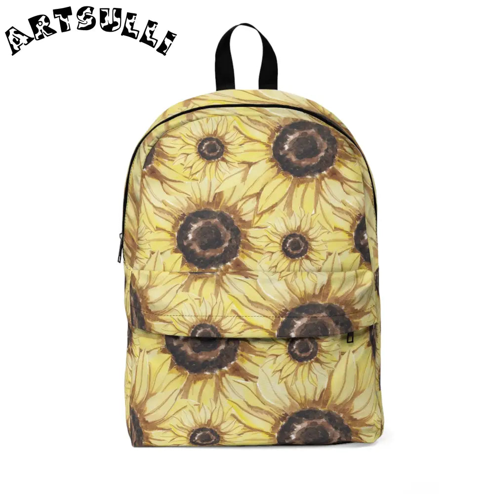 JAKKOUTTHEBXX Retro Anime Sunflower Unisex Classic Backpack