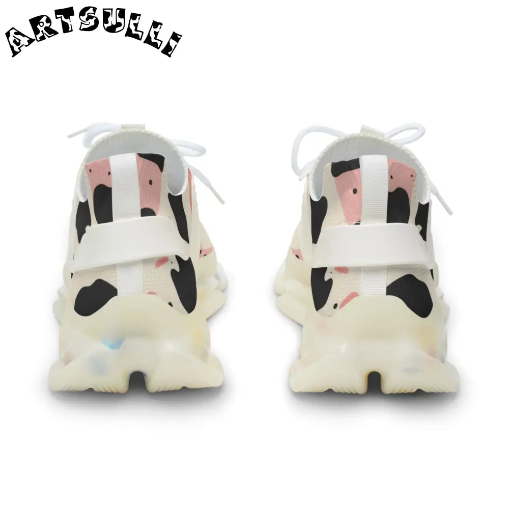 JAKKOUTTHEBXX Pink Black Spotted Mesh Sneakers 2025