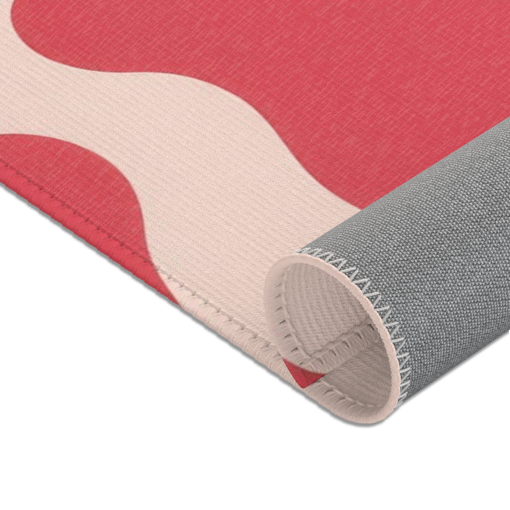 Red Jungle Cow Area Rugs, Artsulli - Art is Long, Life is Short, Home Decor, , , , , , , 