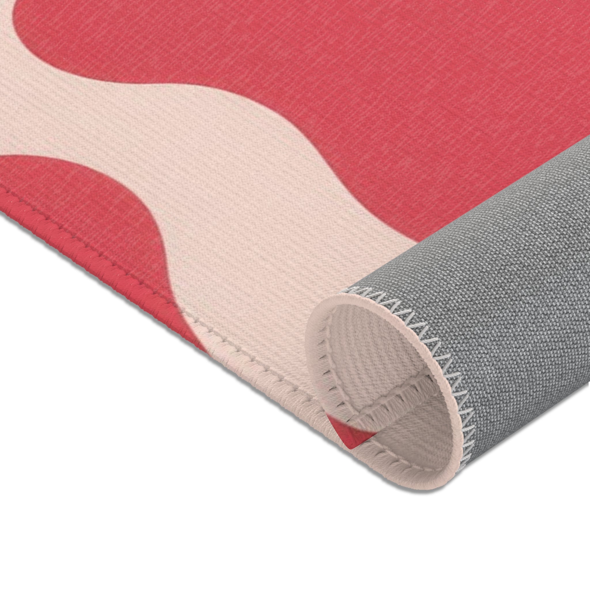 Red Jungle Cow Area Rugs, Artsulli - Art is Long, Life is Short, Home Decor, , , , , , , 