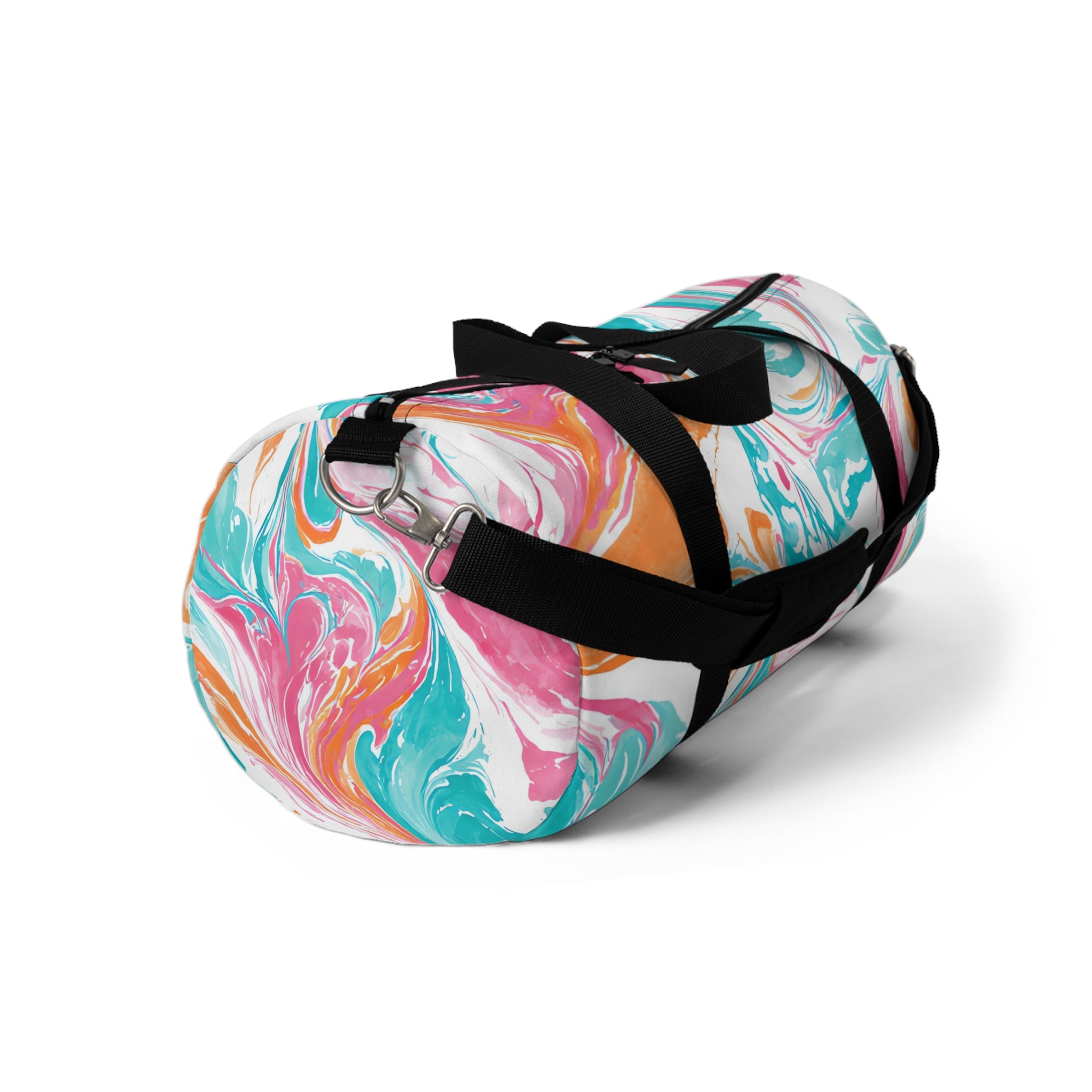 Liquid Pastel Spill II Multi-Color Duffel Bag, Artsulli - Art is Long, Life is Short, Bags, , , , , , , 