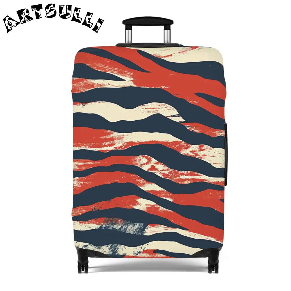 JAKKOUTTHEBXX Capricious Tiger Wave Luggage Cover JAKKOUTTHEBXX