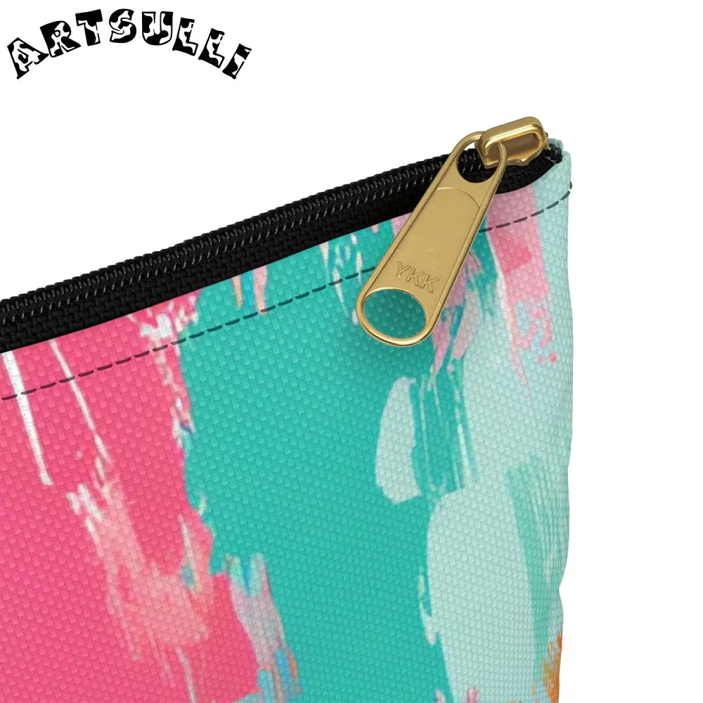 JAKKOUTTHEBXX Preppy Pixel Bloom II Accessory Pouch JAKKOUTTHEBXX