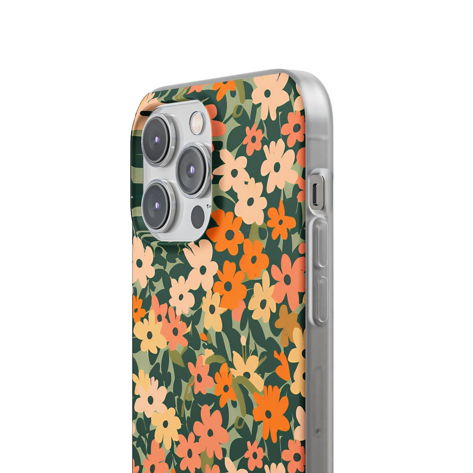 Vibrant Floral Clear Phone Case, Artsulli - Art is Long, Life is Short, Phone Case, , , , , , , 