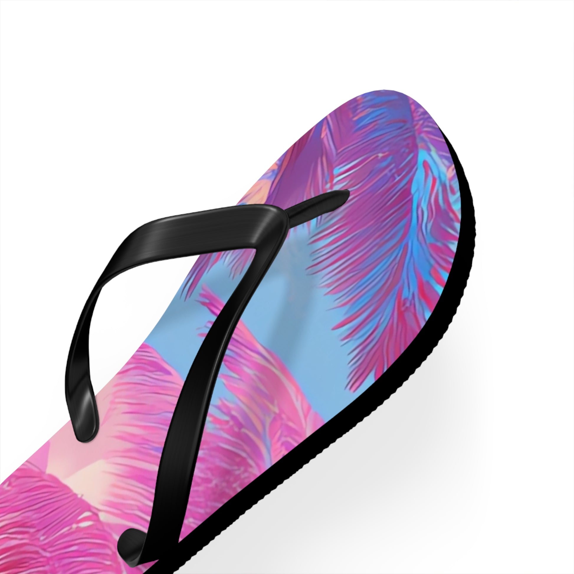 Ethereal Pastel Palms Flip Flops, Artsulli - Art is Long, Life is Short, Shoes, , , , , , , 