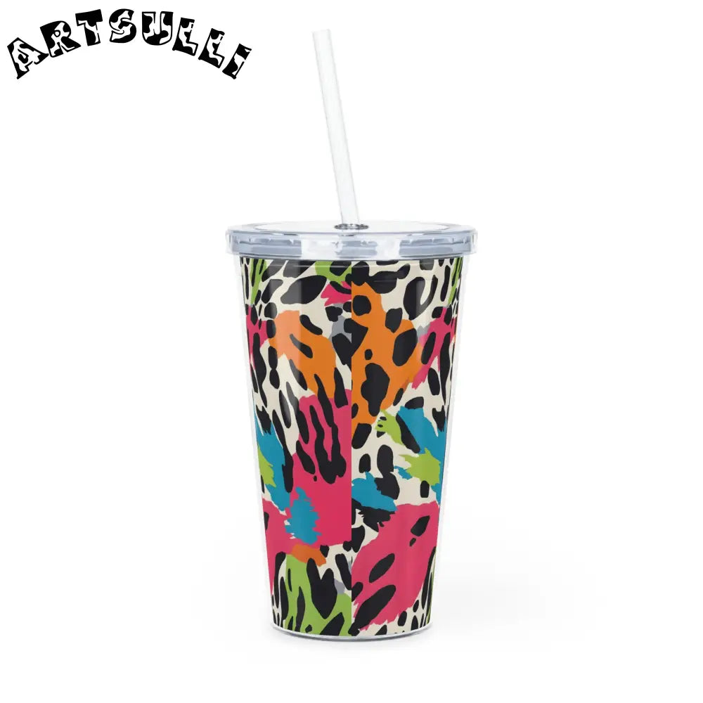 JAKKOUTTHEBXX Wild Brush Strokes x Animal Print Multi-Color Plastic