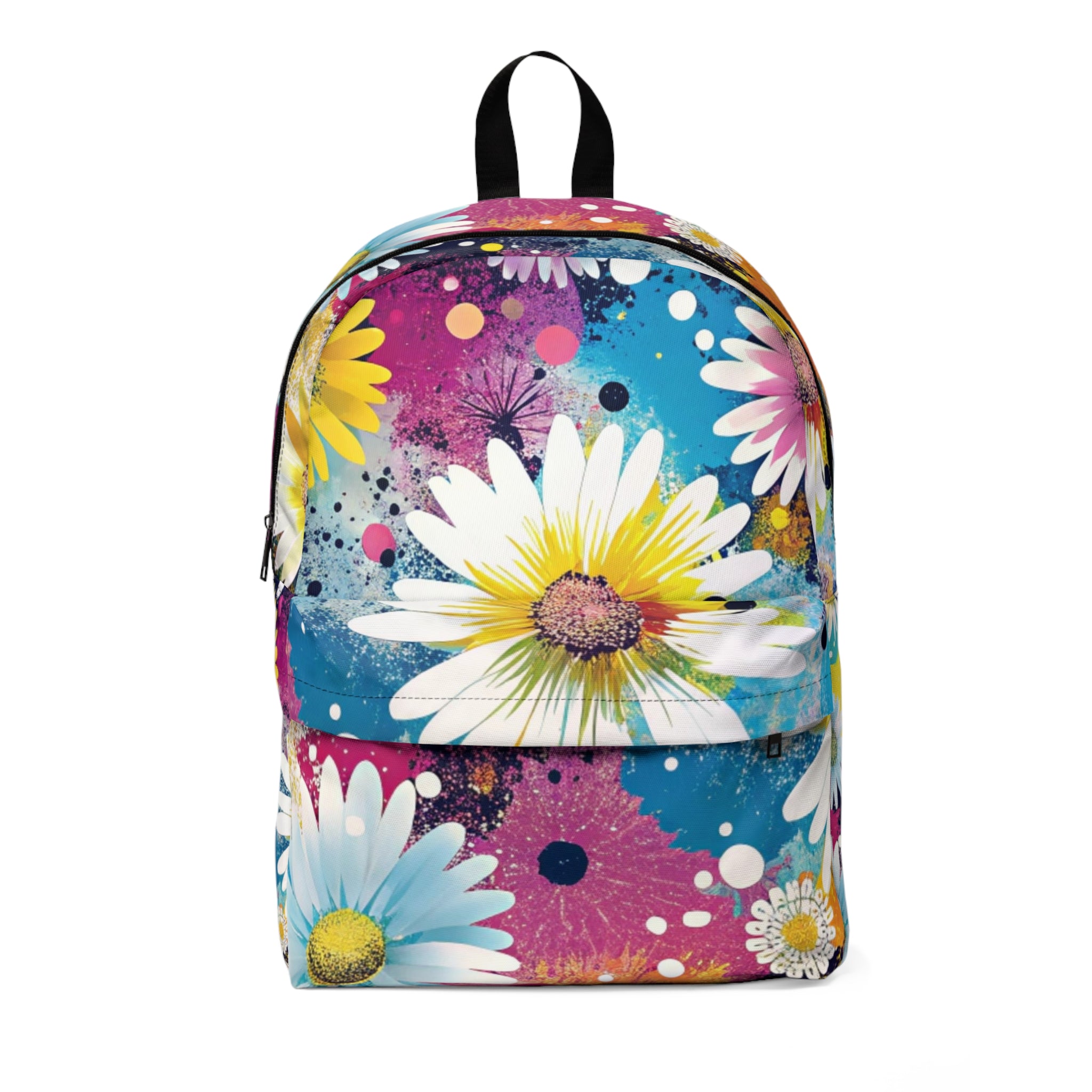 Magical Flower Explosion Multi-Color Unisex Classic Backpack, Artsulli - Art is Long, Life is Short, Bags, Size, One size, , , , , 32398432203922592015