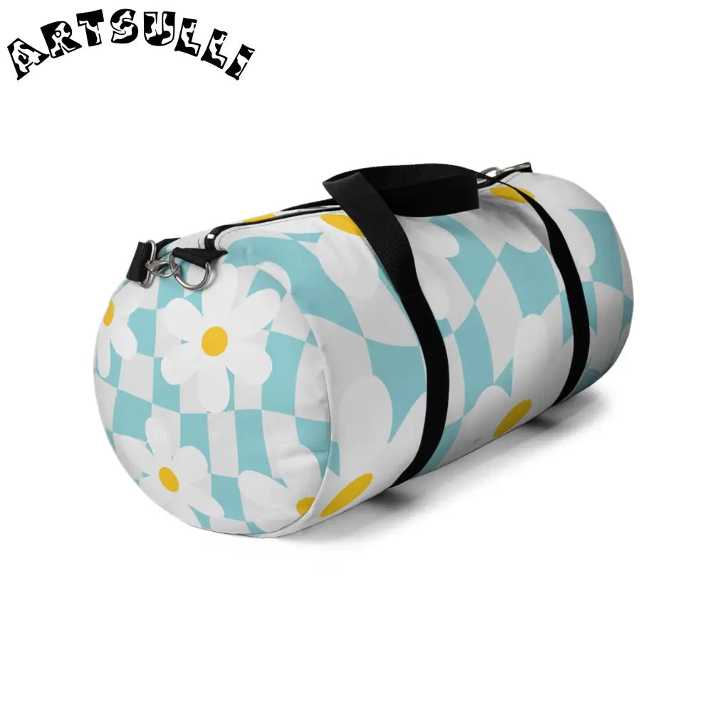 JAKKOUTTHEBXX Trippy Check Garden Duffel Bag JAKKOUTTHEBXX Artsulli
